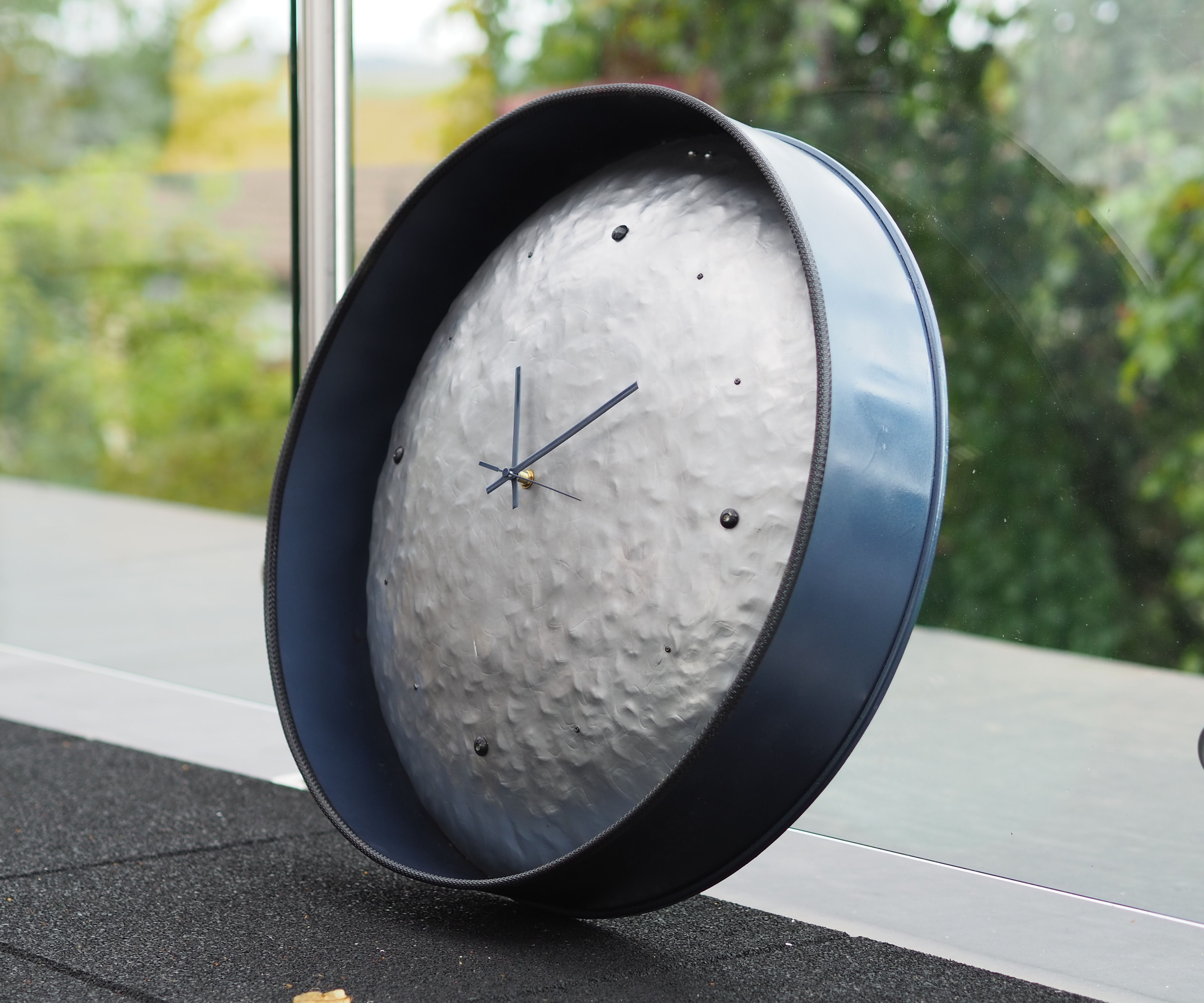 Massive Steel Barrel Clock