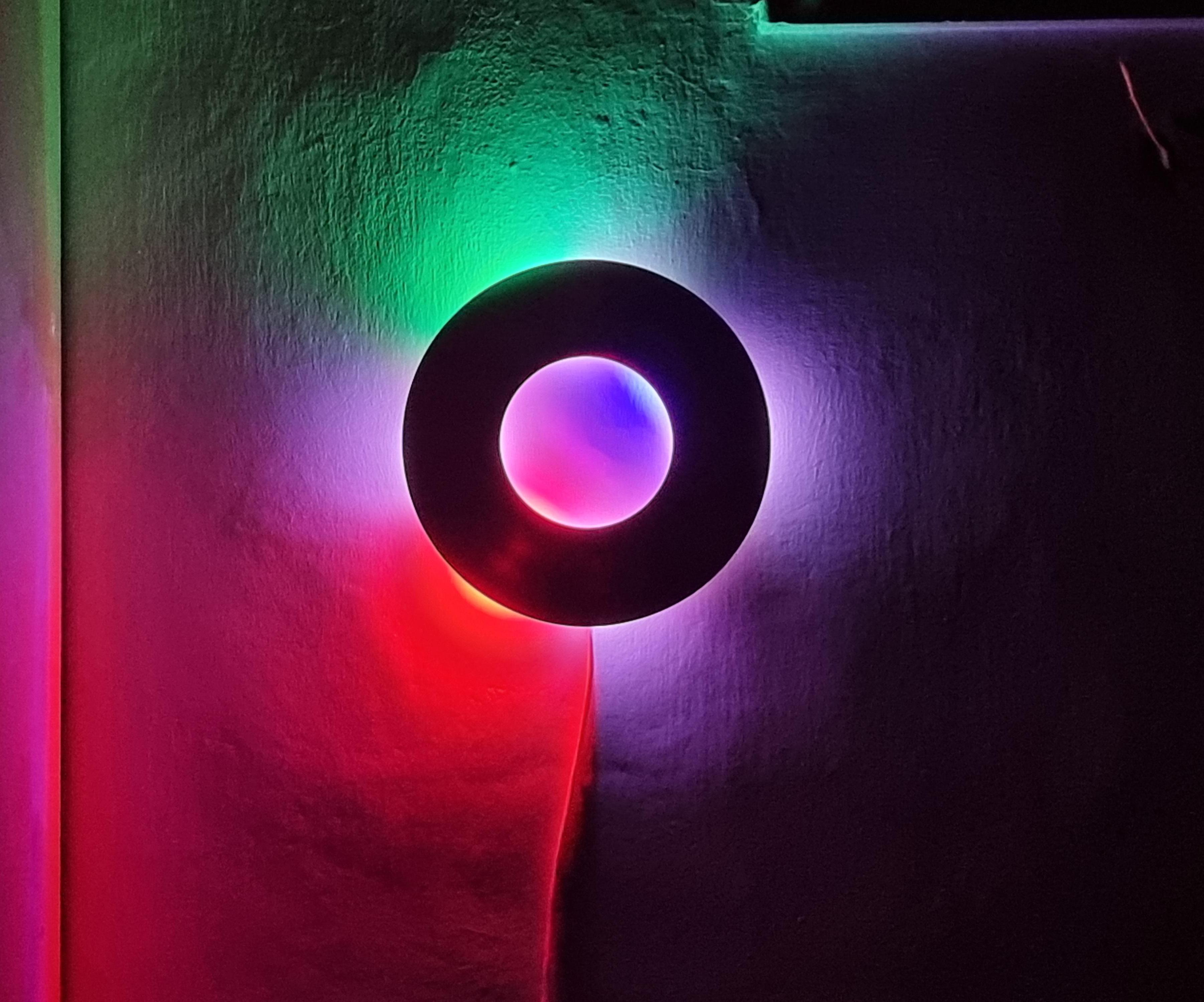 Decorative Analog LED Strip IoT Clock