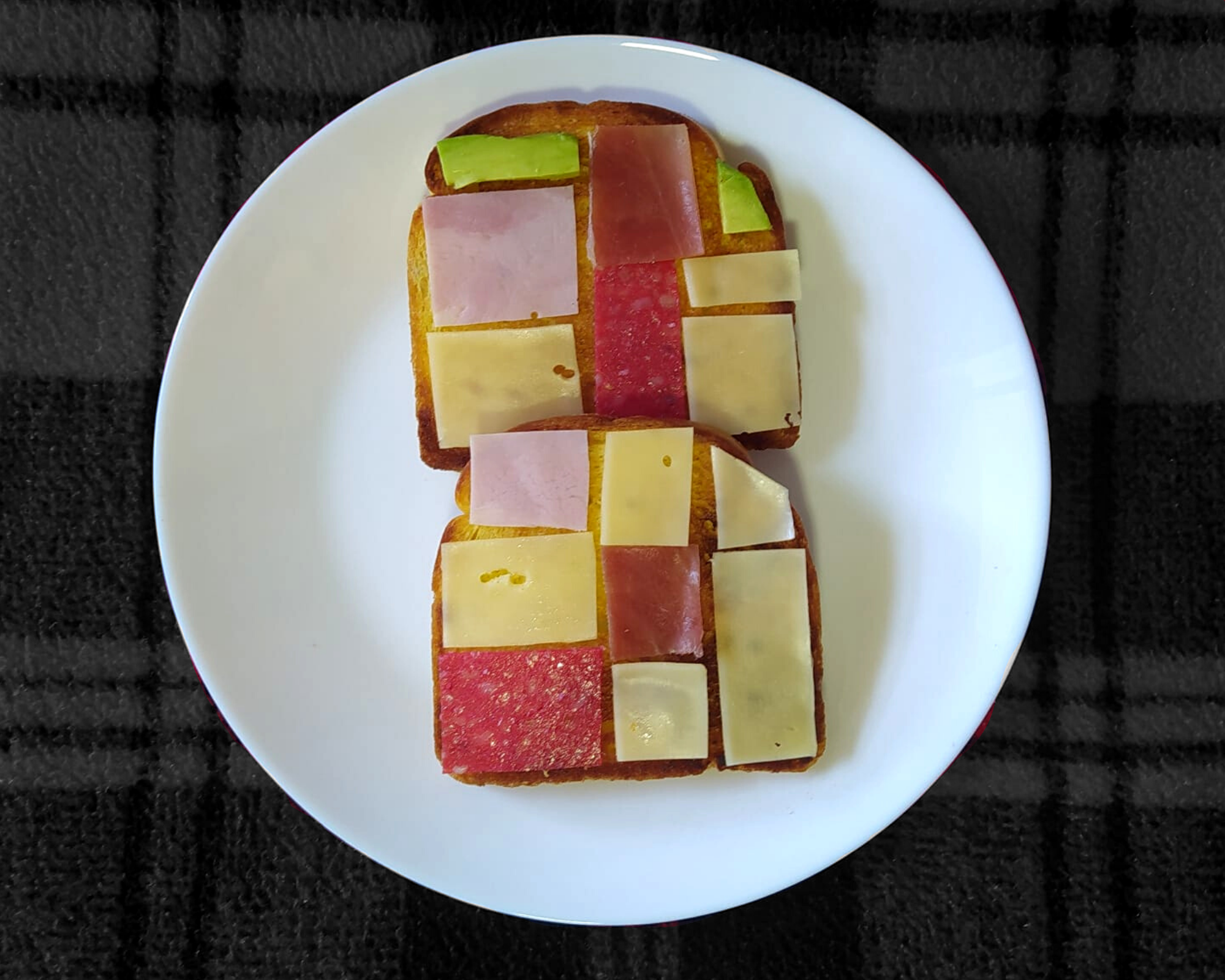 Mondrian Toasts