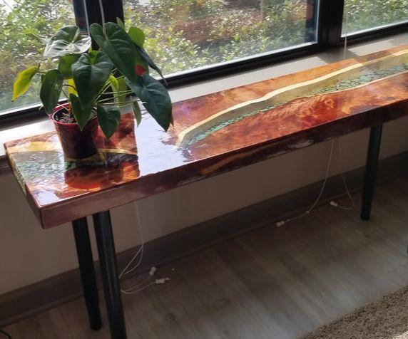 Resin River Table
