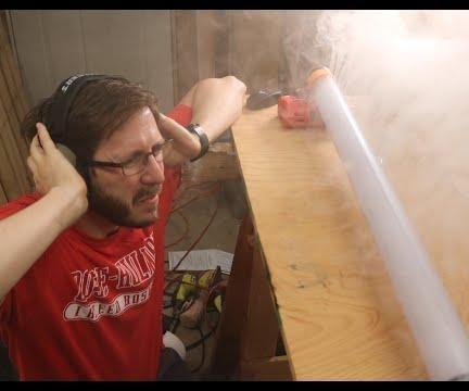 Music Controlled Fog Curtain! DIY Ruben's Fog Tube!