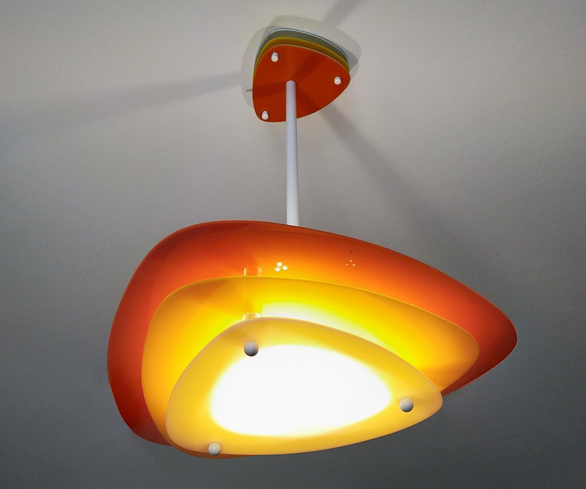 Easy to Make Mid Century Modern Chandelier