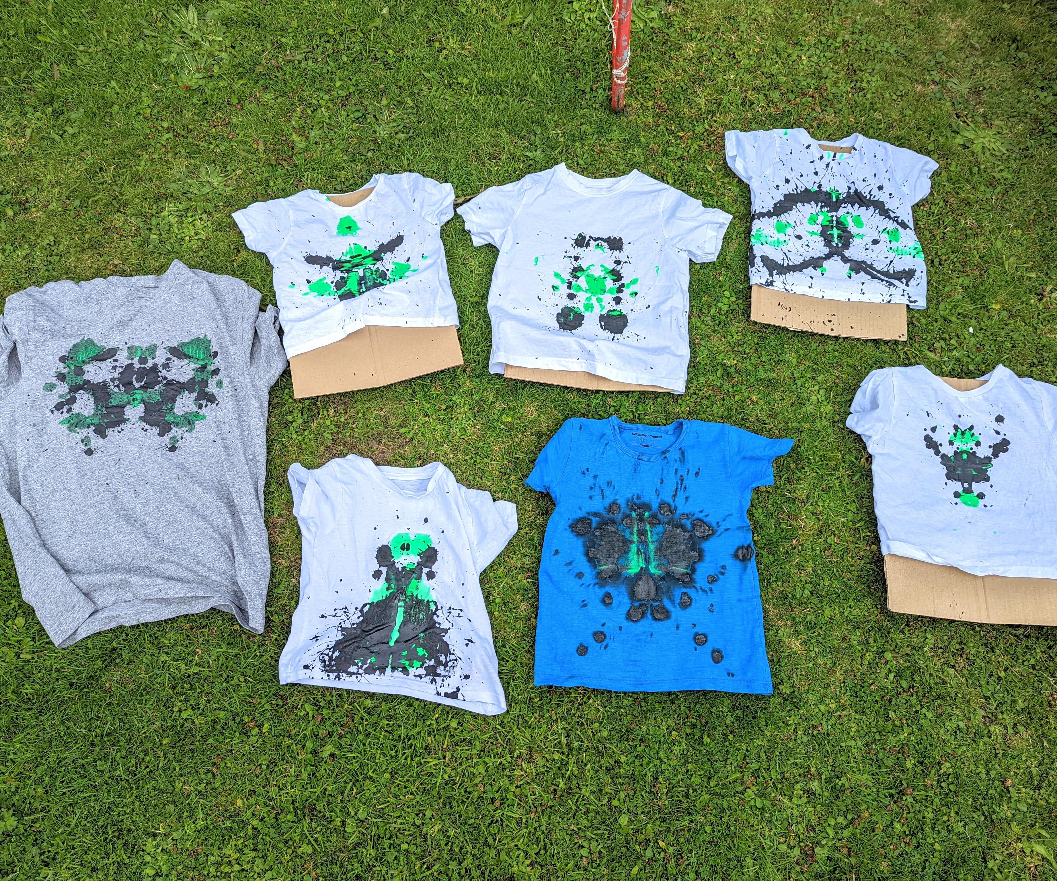 Inkblot/Rorschach Splatter T-shirts