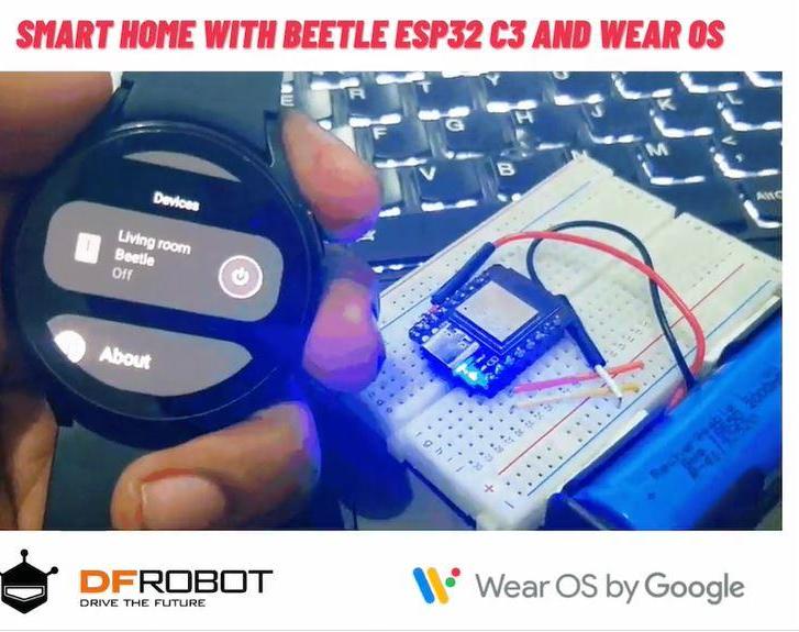Smart Home With Beetle ESP32 C3🐞 and Wear OS