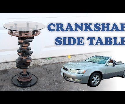 Car Crankshaft Side Table