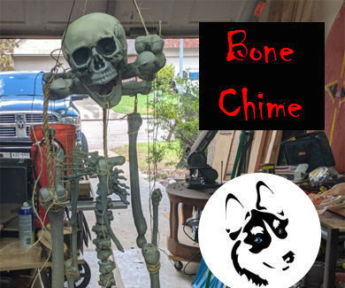 Halloween/Fallout Skeleton Wind Chime!! 