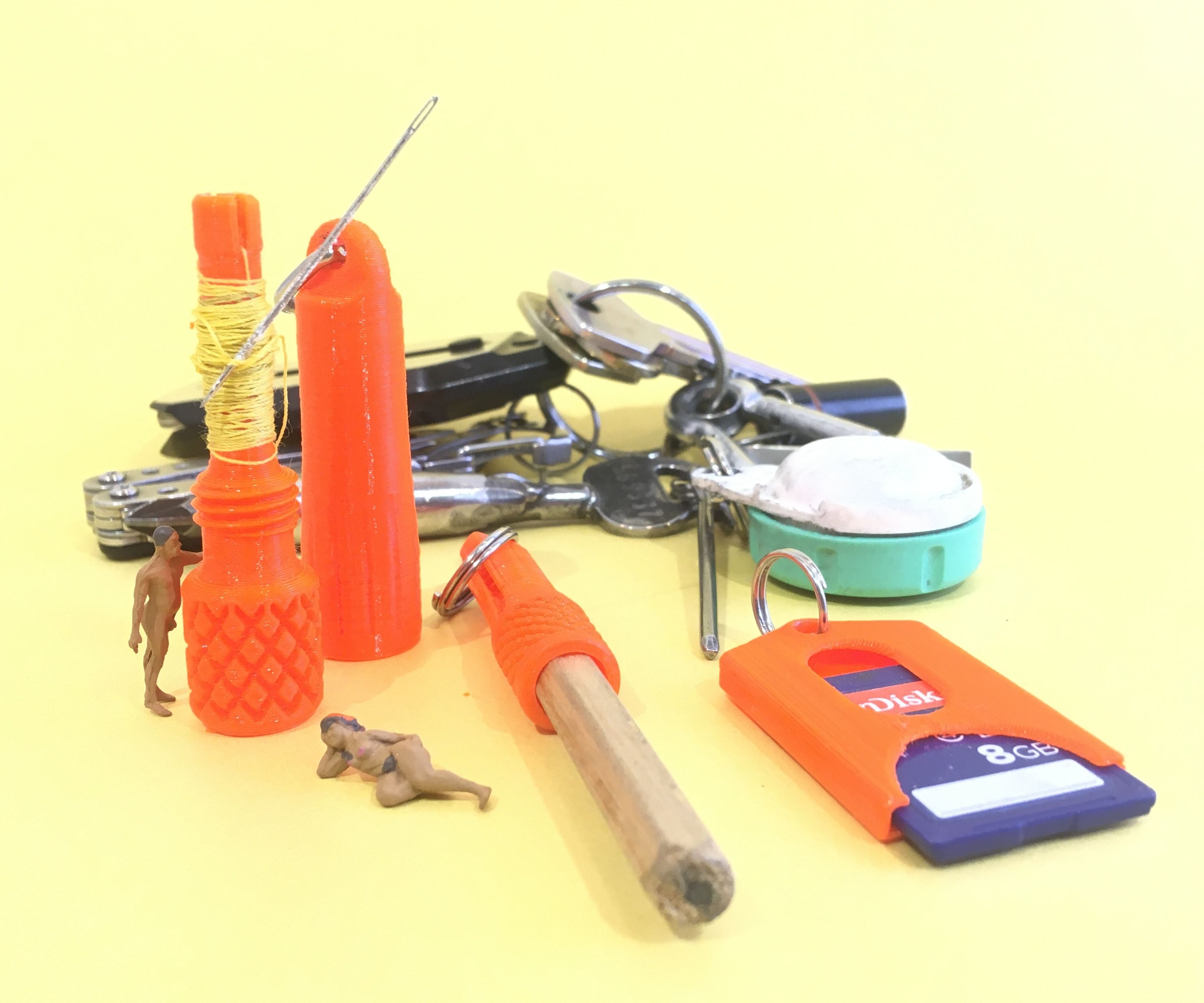 EDC on a Key Chain, 3 Parts…