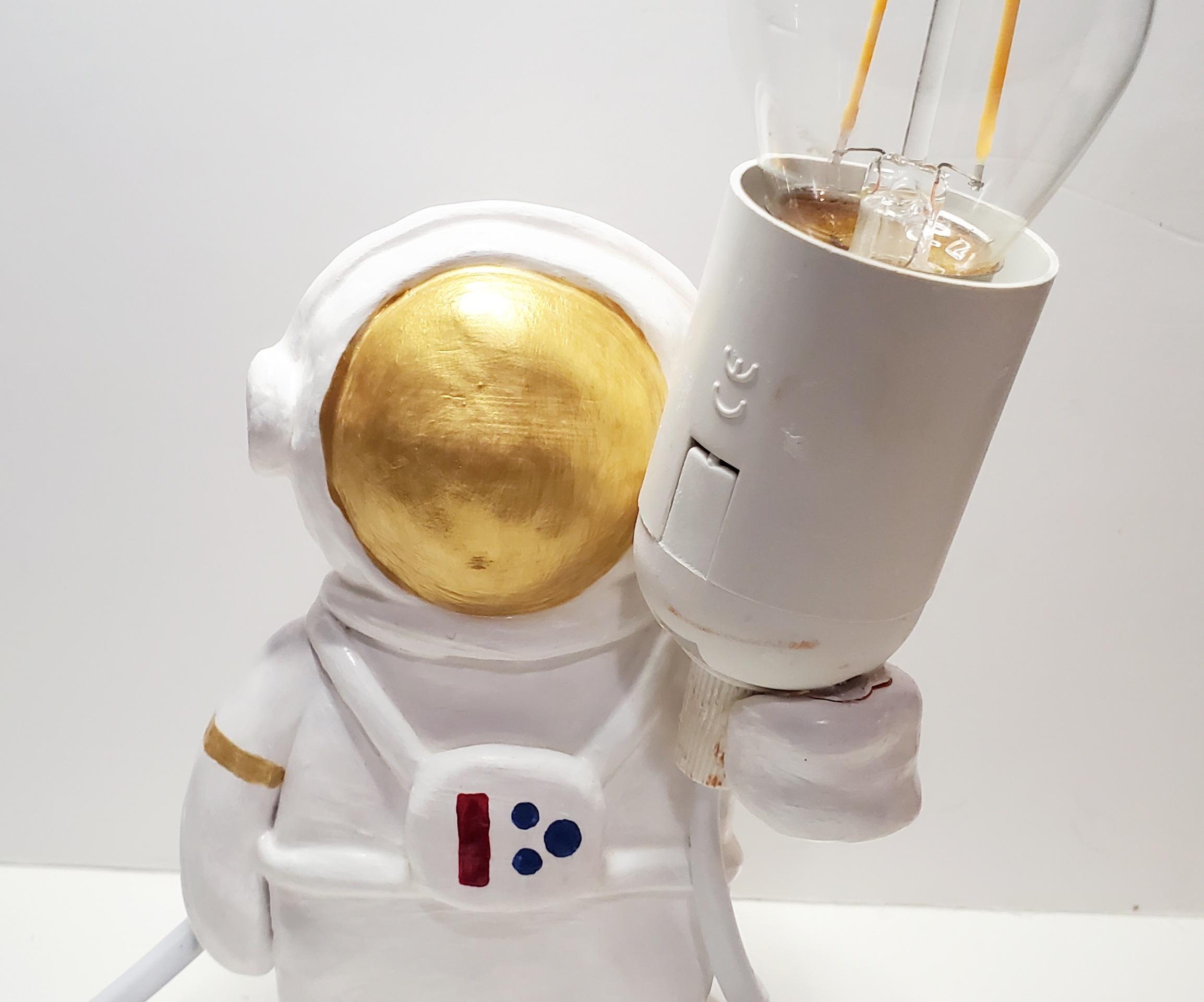 Handmade Space Man Table Lamp