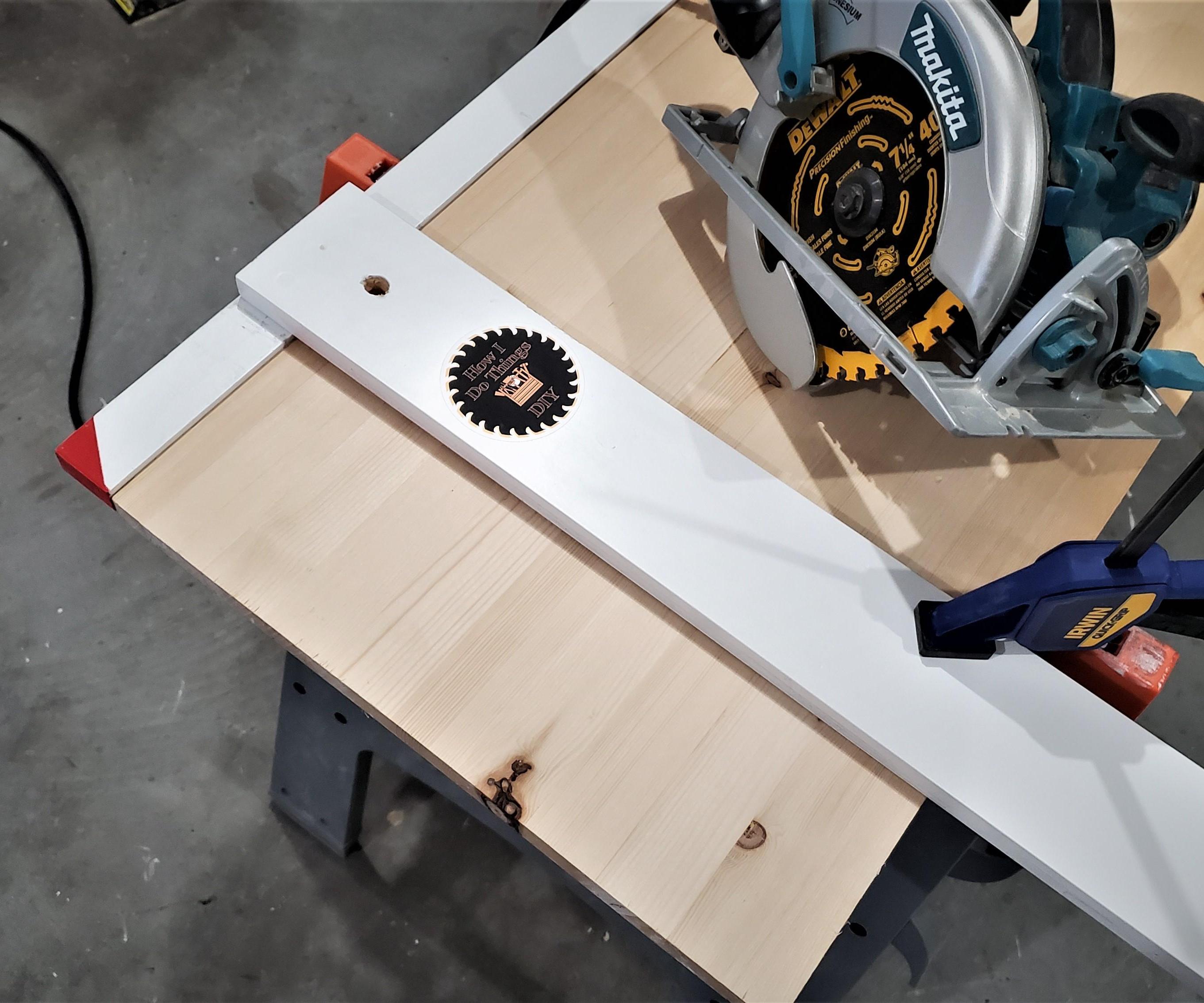 Quick Cheap Circular Saw Guide Rail | Cheap Track Saw DIY!