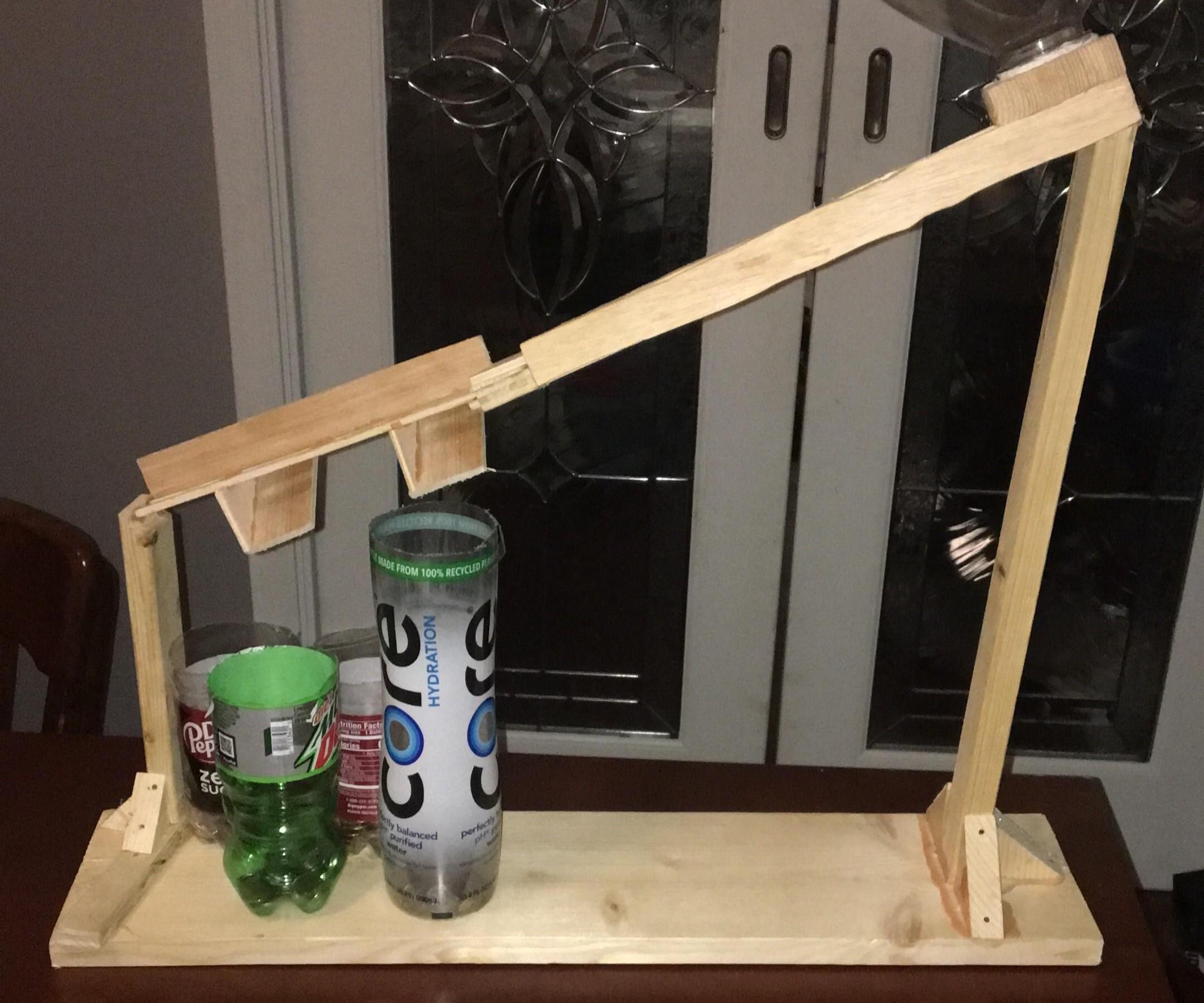 Wooden Coin Sorter, Scrap Wood