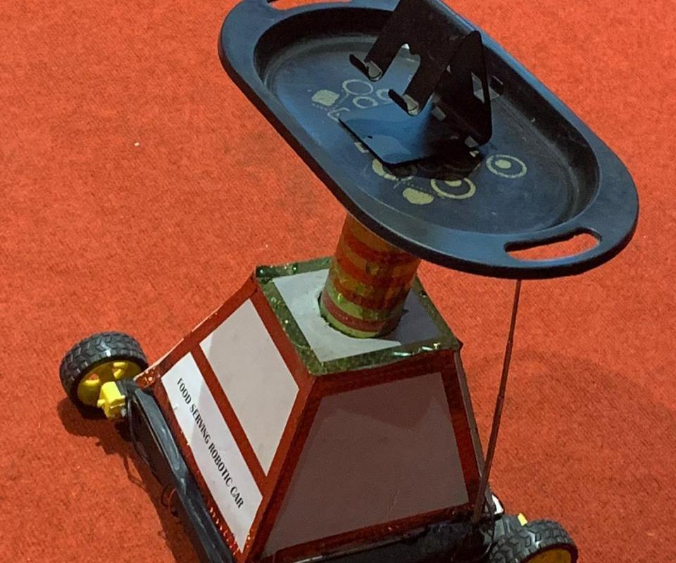 Food Serving Robotic Car