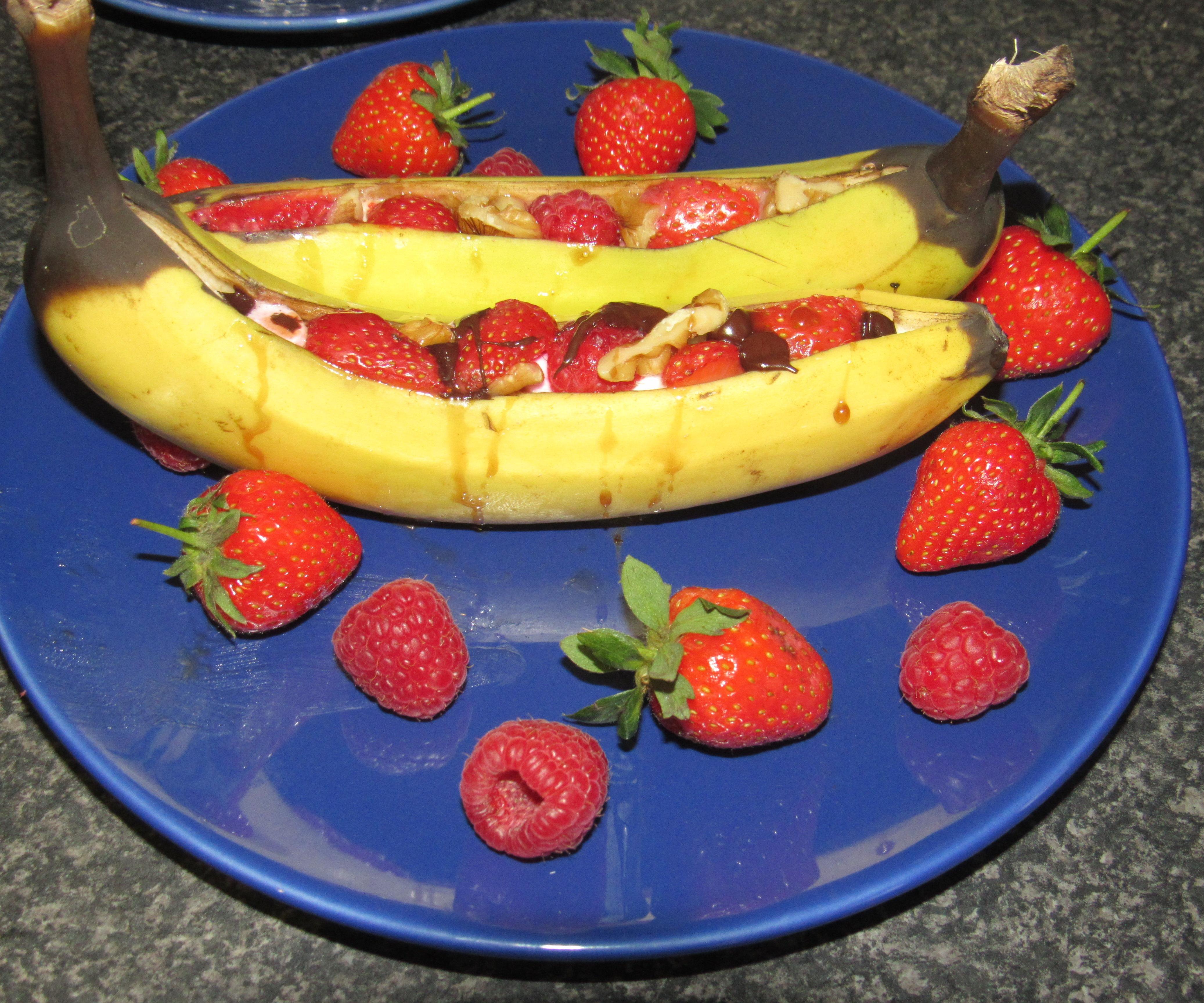 BBQ Banana Boats