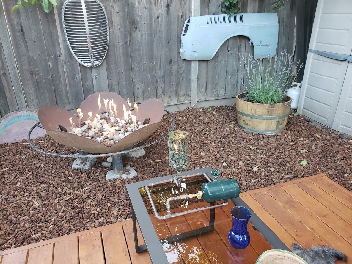 Propane Lamp From Copper Pipe and Other Stuff