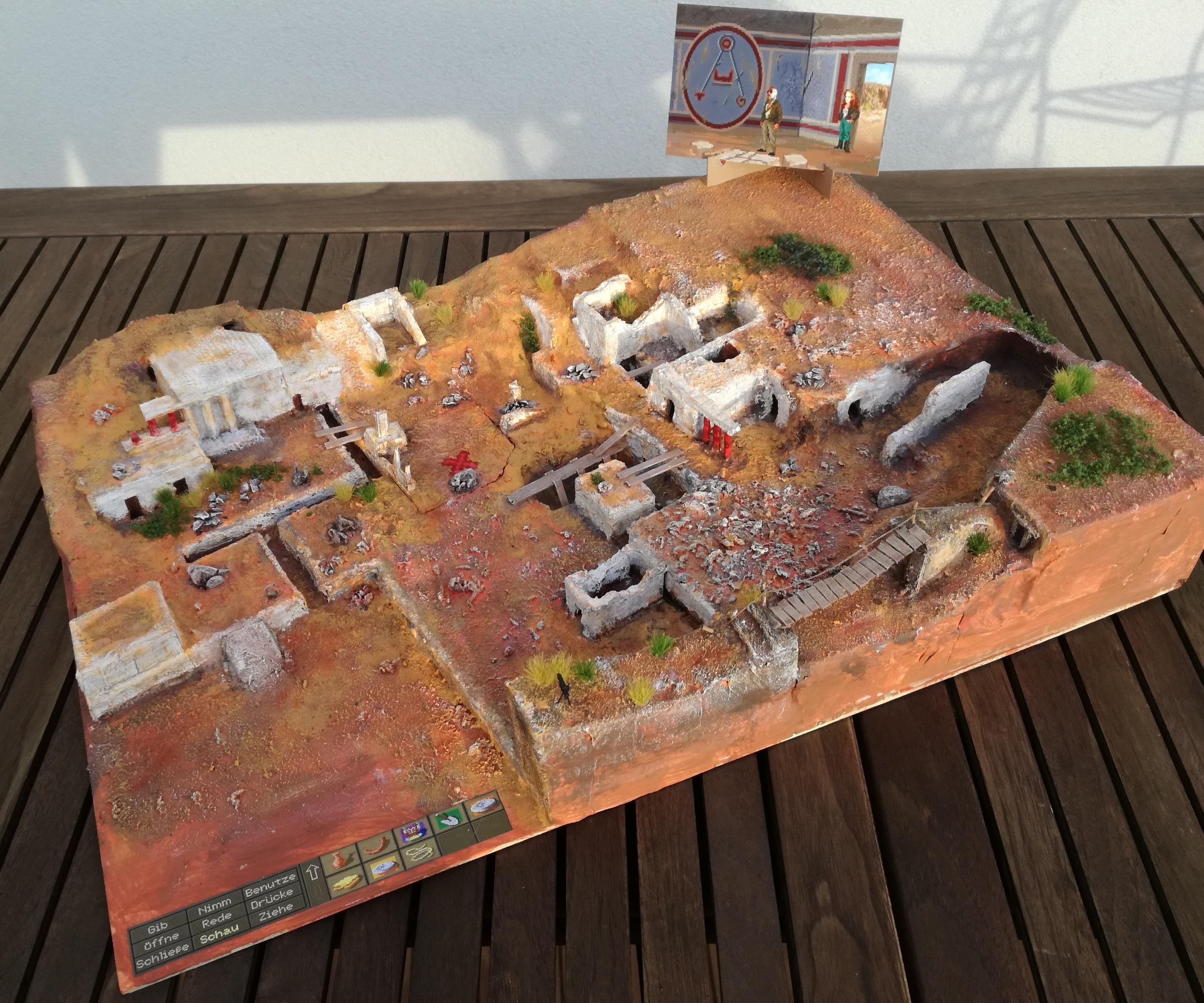 Indiana Jones - 3D Map of Excavation Site on Crete