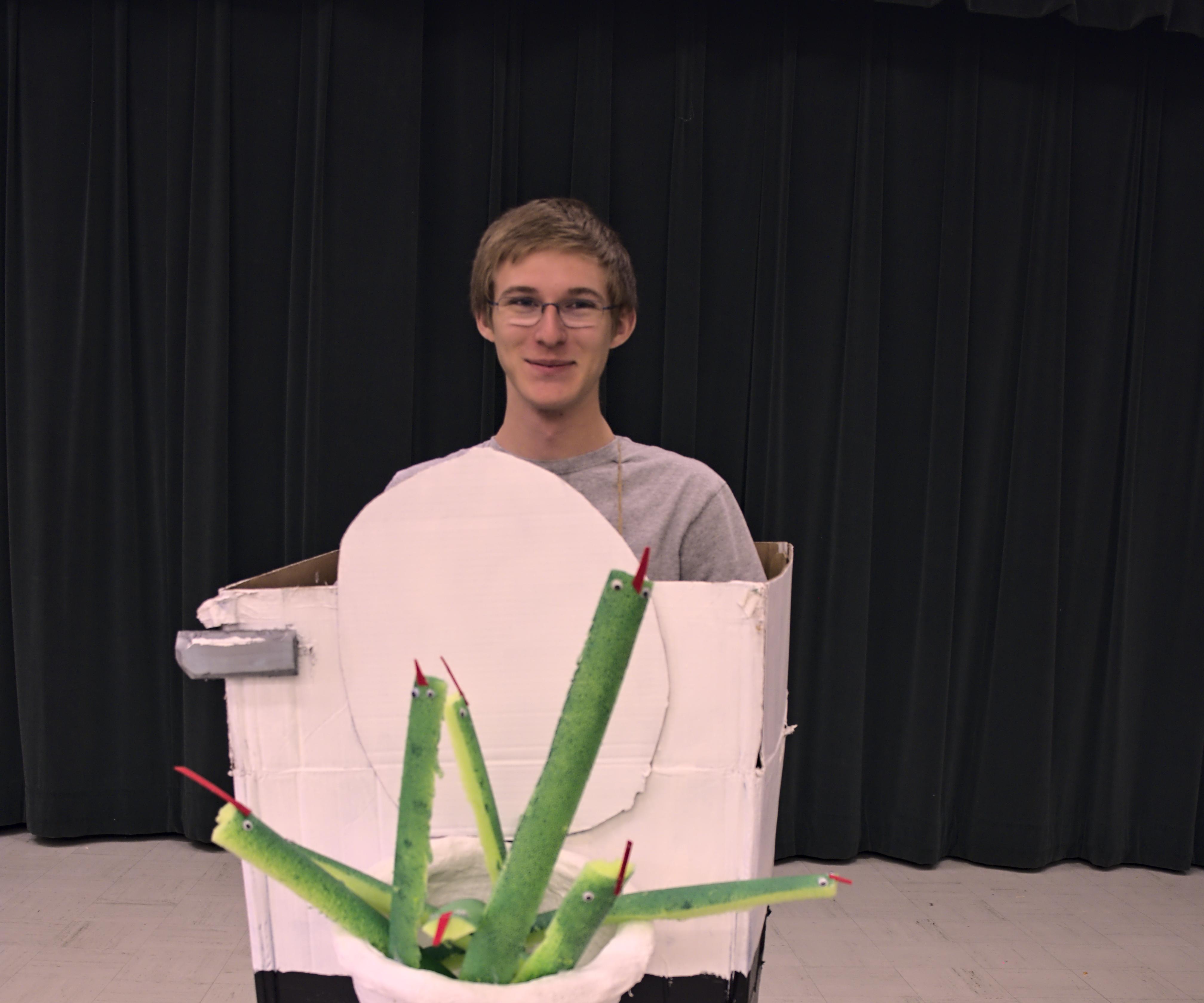 Toilet Full of Snakes Costume.