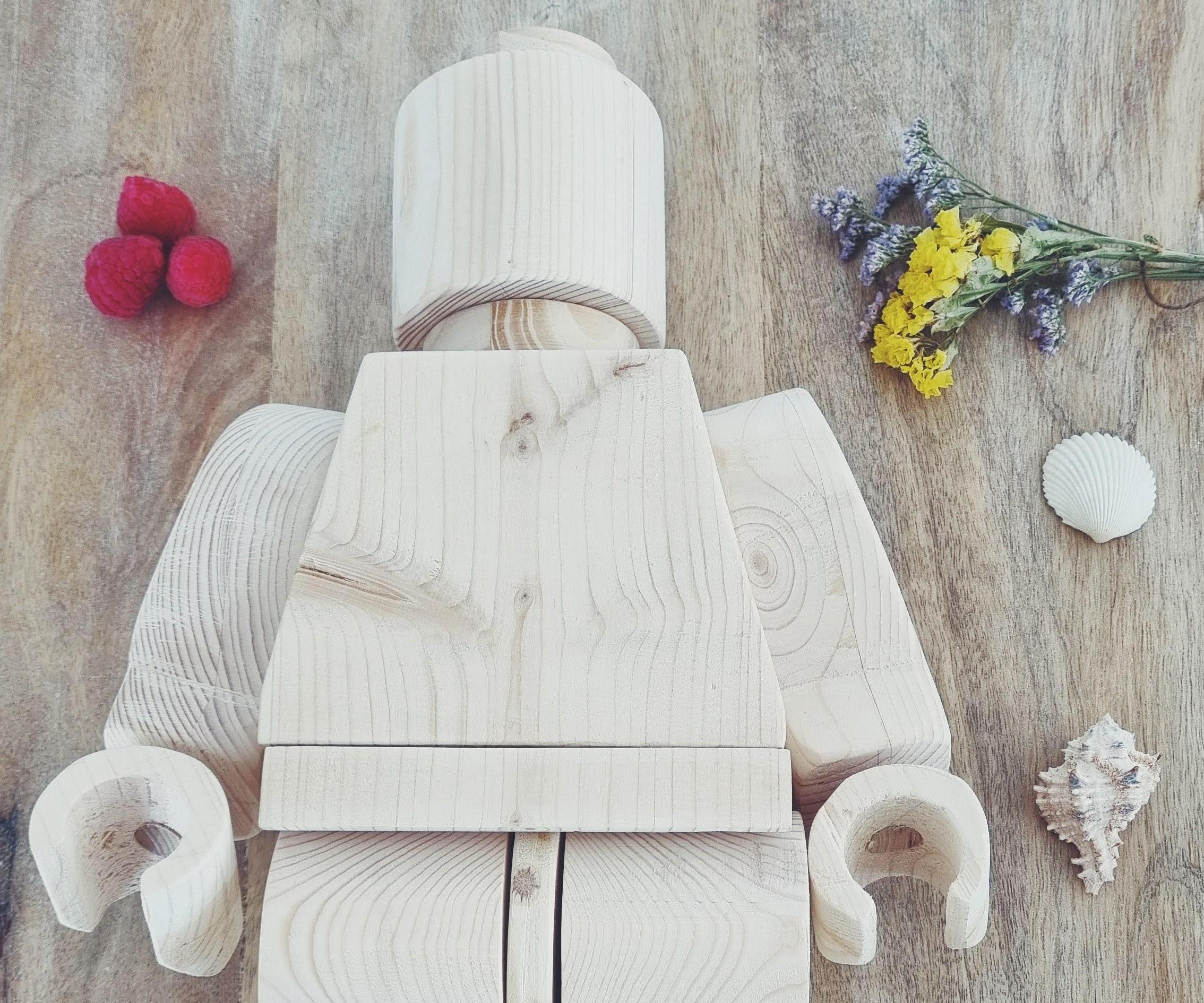 Wood Lego Man