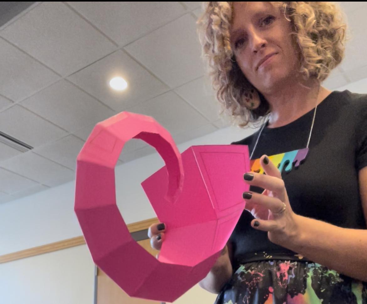 Kinetic Curling Paper Sculpture STEAM