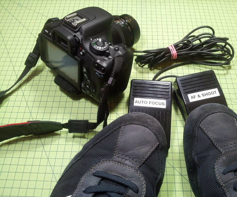 Hands-Free Shooting With DSLR Foot Pedals
