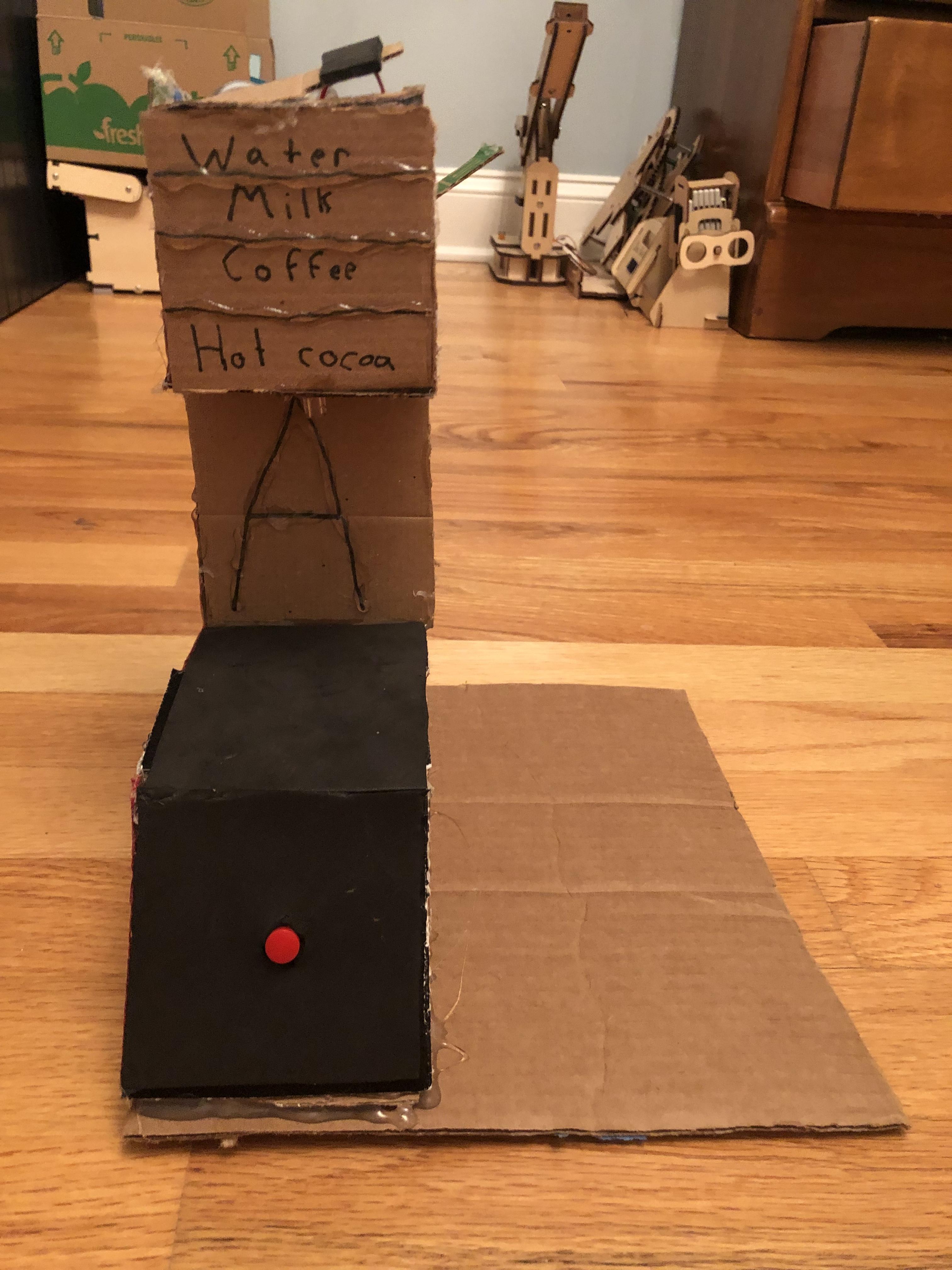 Water Machine With Button