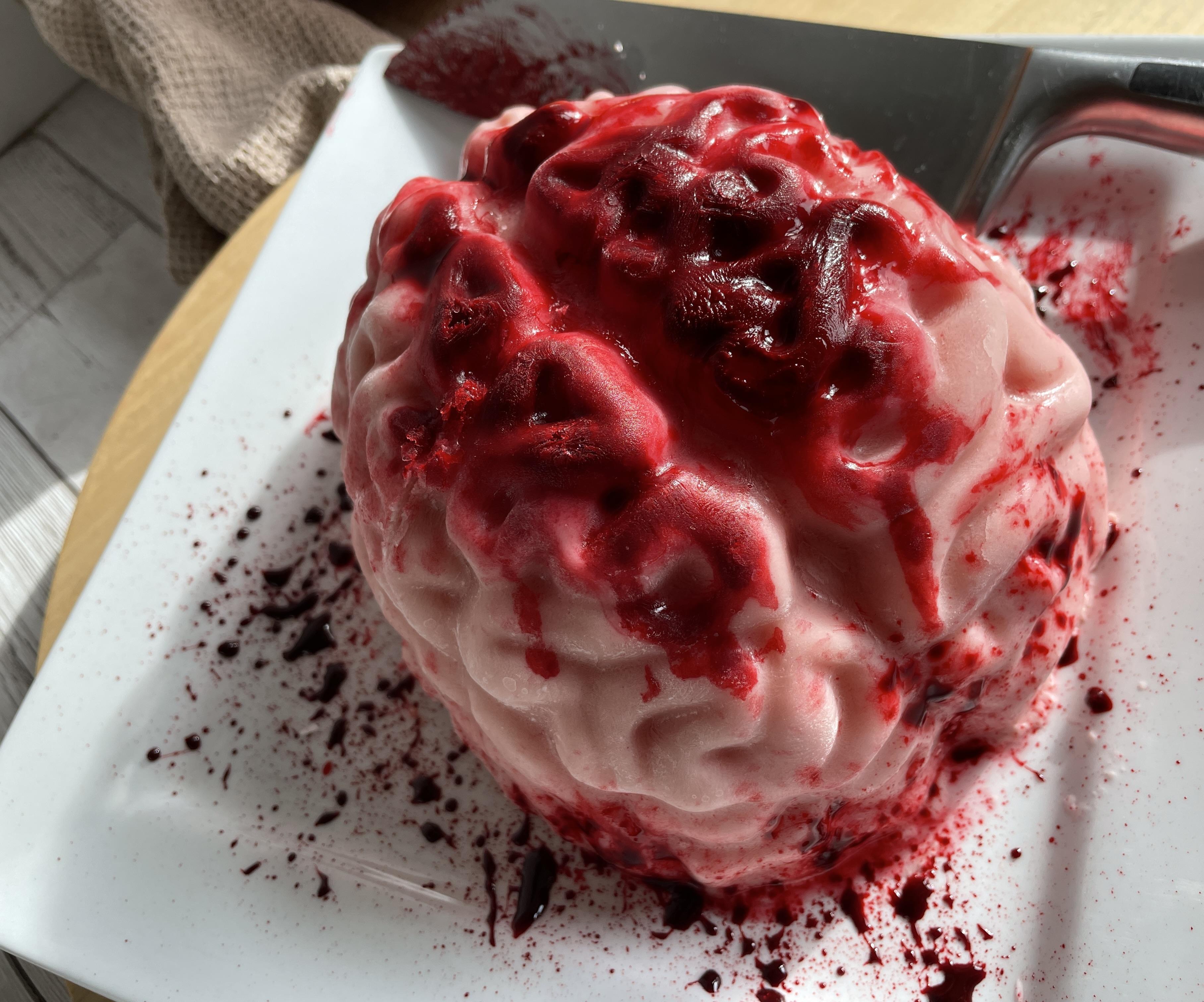 Halloween Food - Brain Dessert