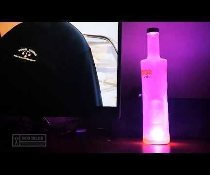 RGB Led Desk Lamp Powered by USB From Bottle