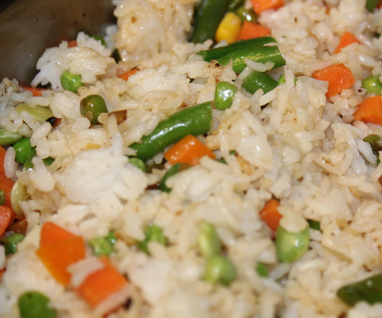 Bacon and Spam Fried Rice