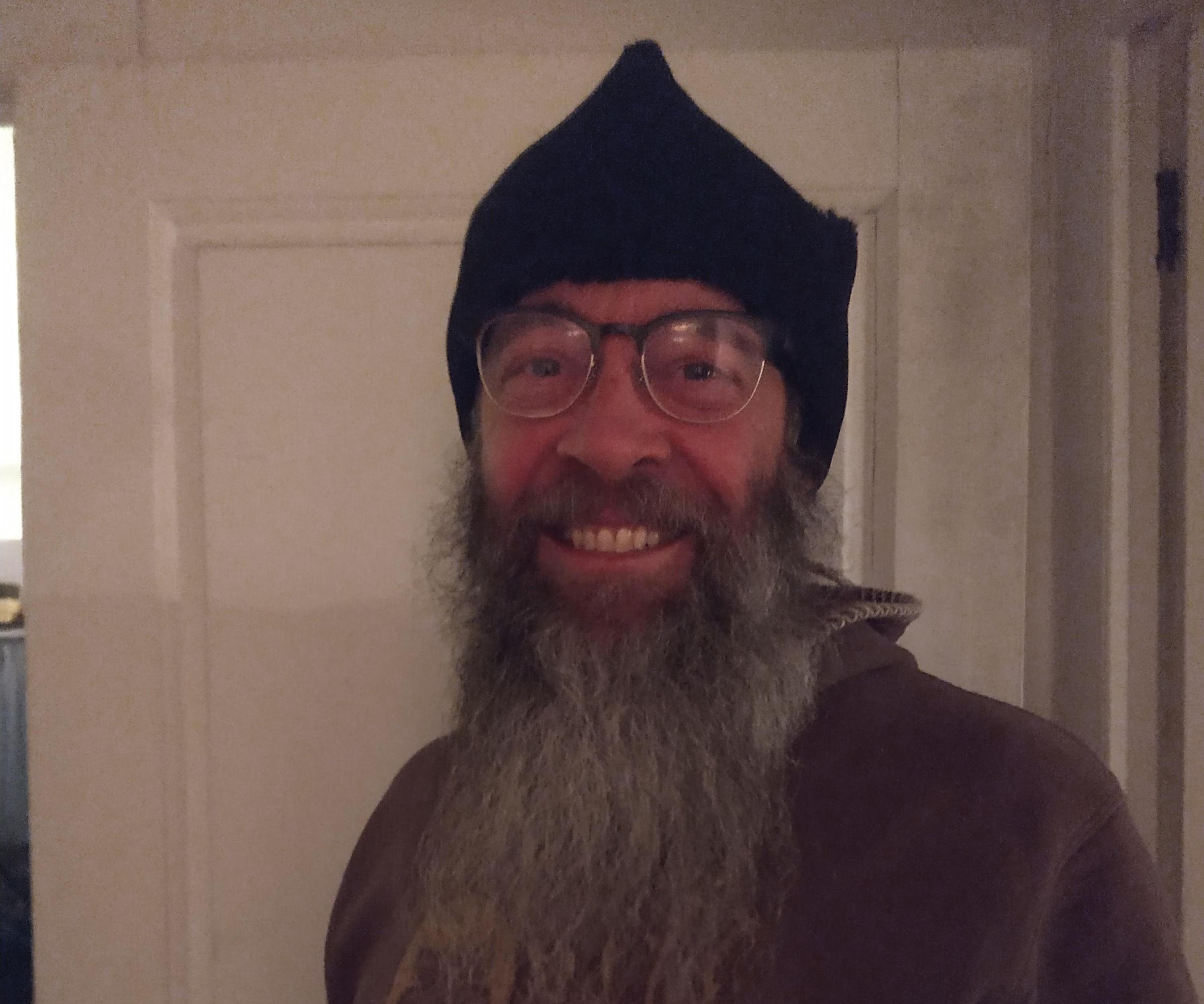 Winter Beanie Hat Made From Old Shearling Coat