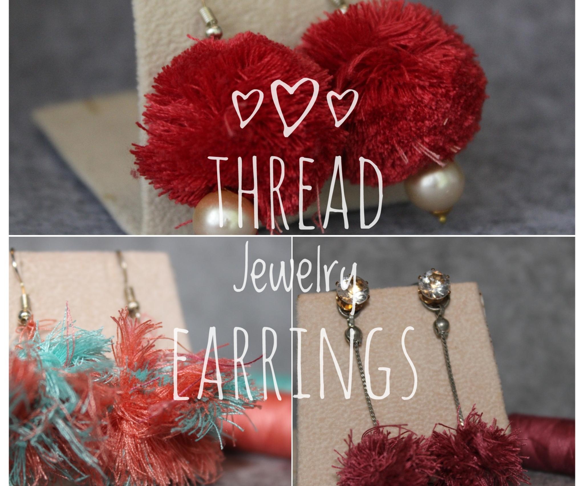 Easy Thread Jewelry (earrings)