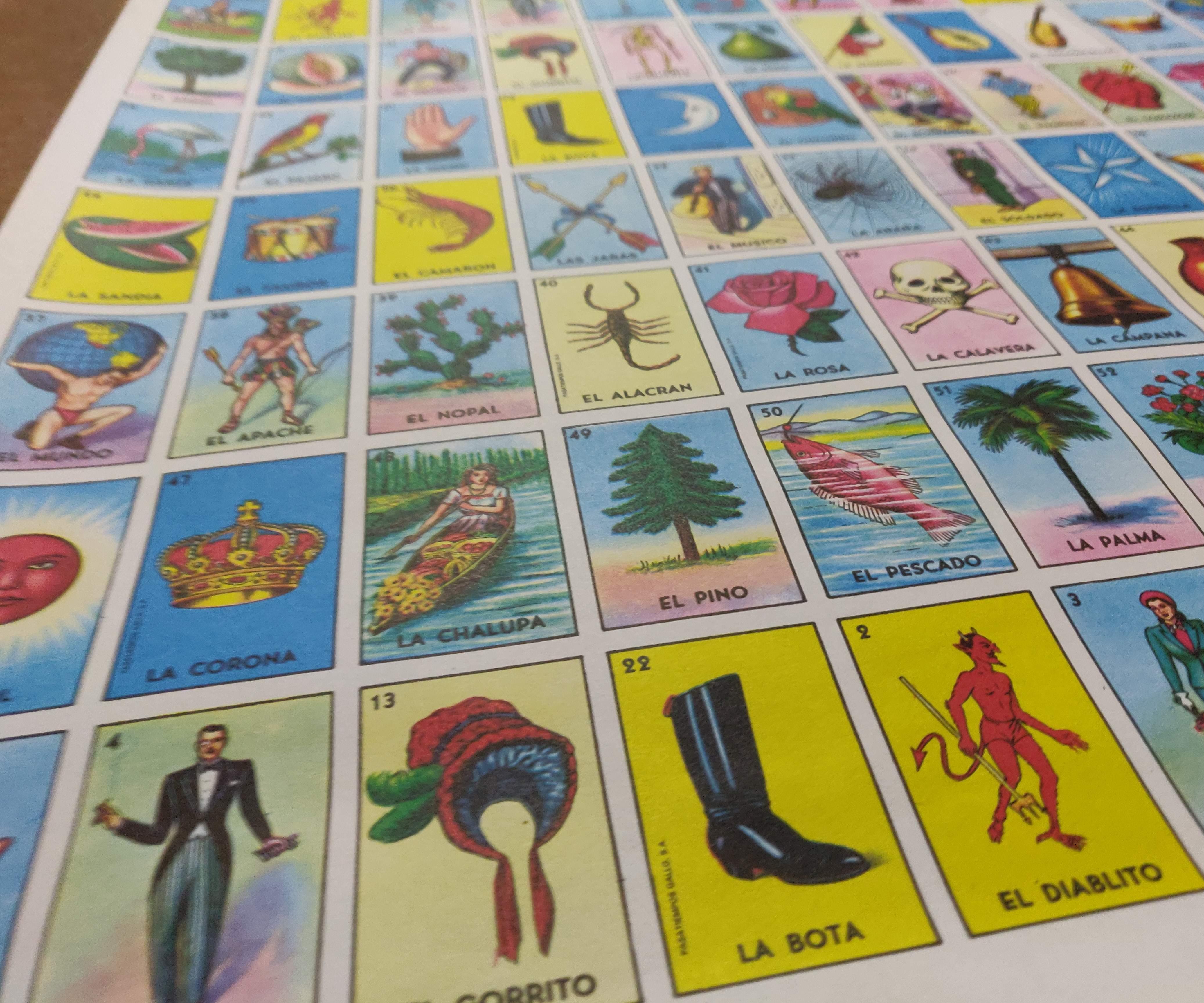 Lotería Card Making - Mexico Bingo Cards