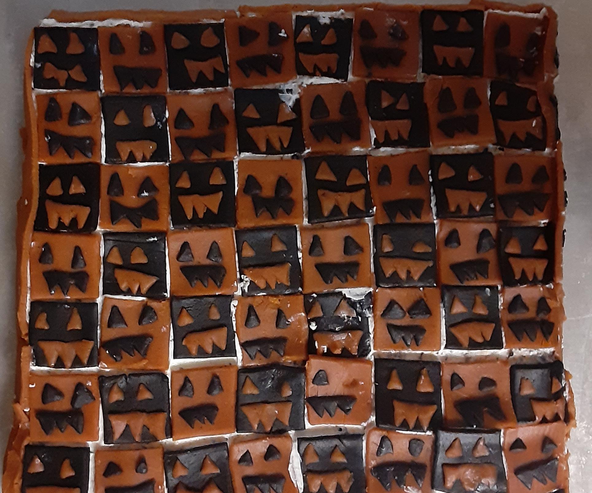 Pumpkin Chess Bored Cake