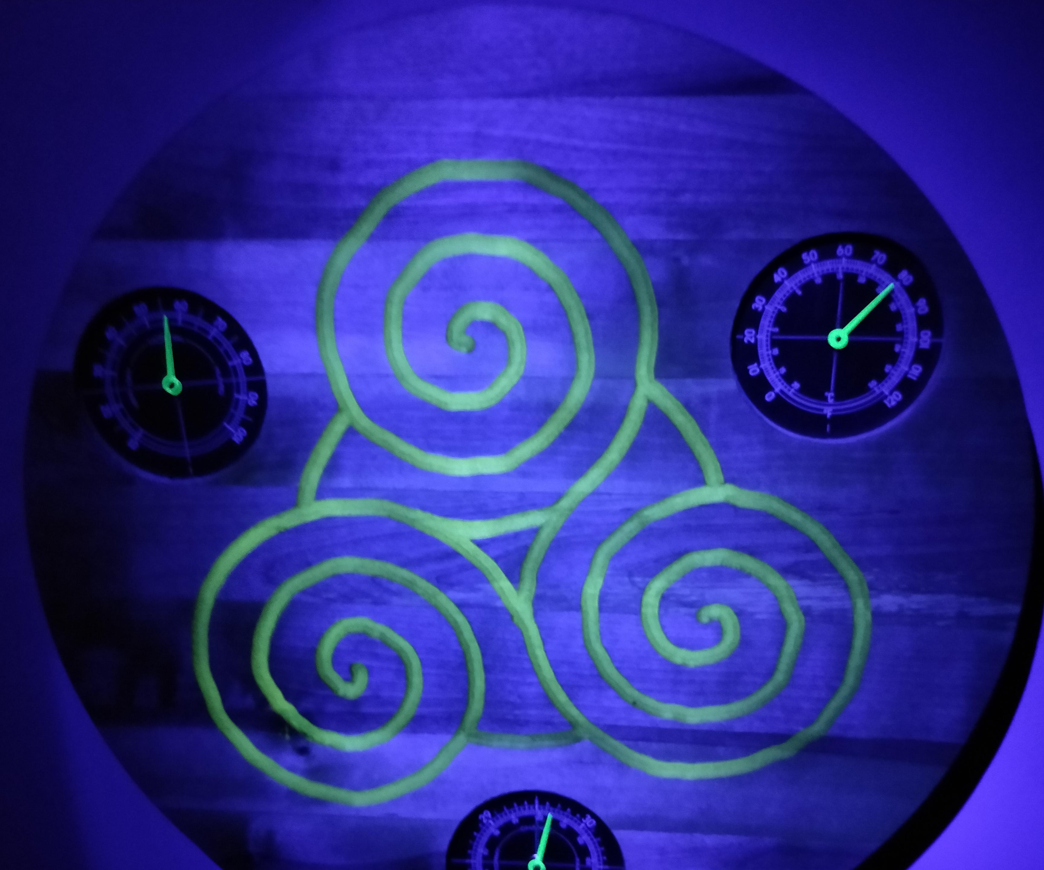 Upcycled Oak Triskelion Weather Station