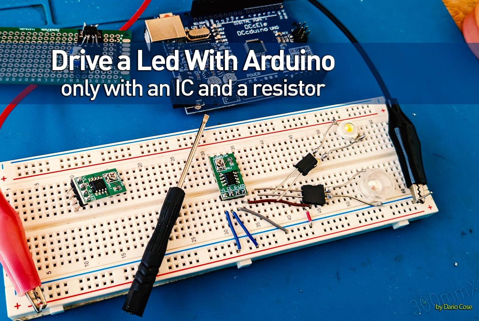 How to Drive a Led With Arduino or Potentiometer (CN5711)
