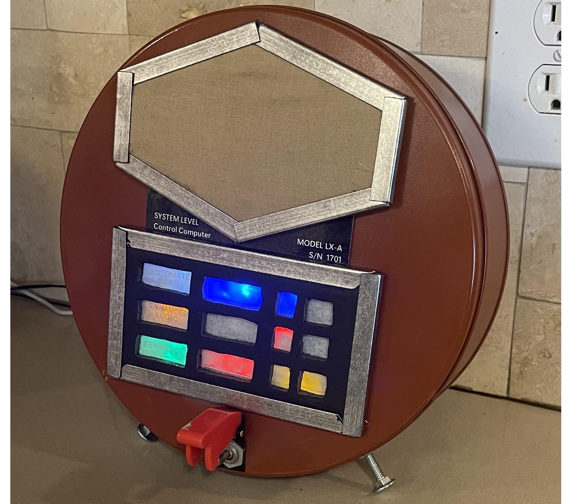 Amazon Echo Pop Turned Into 1960-ish Science Fiction Talking Computer Terminal