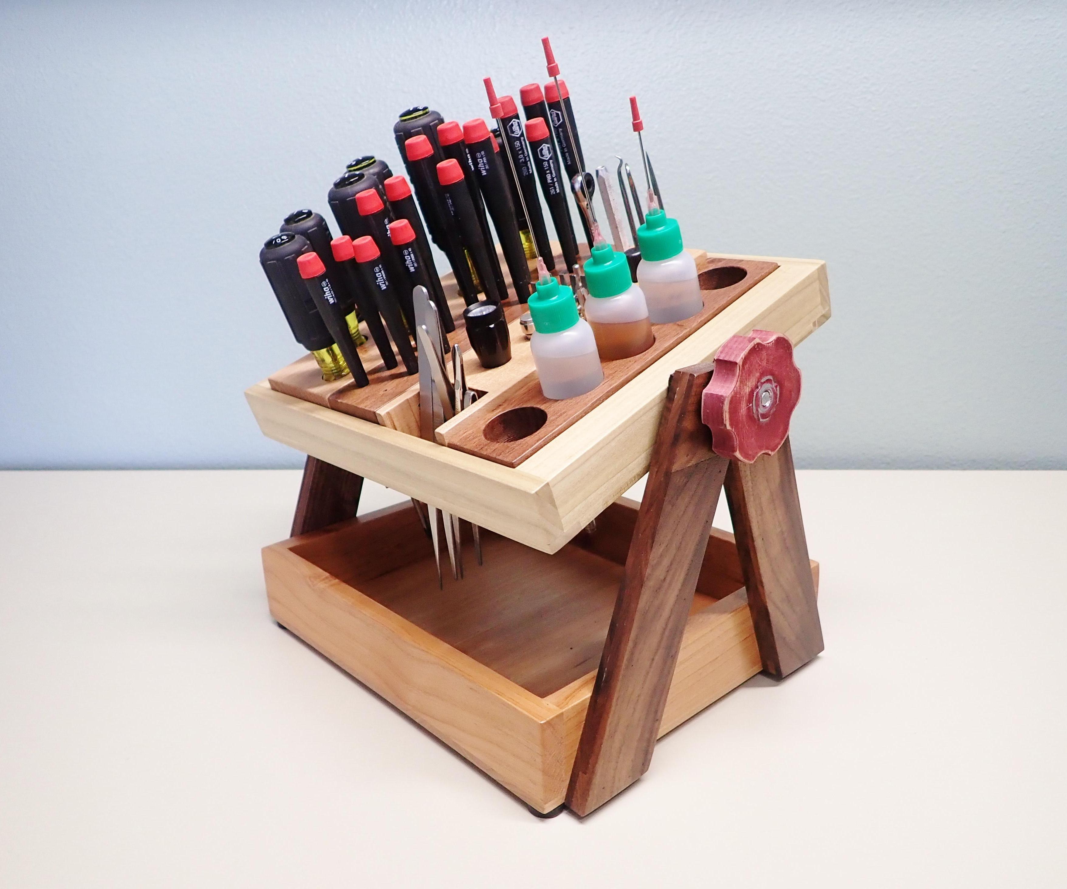 Make a Custom Tilt-Top Tool Caddy