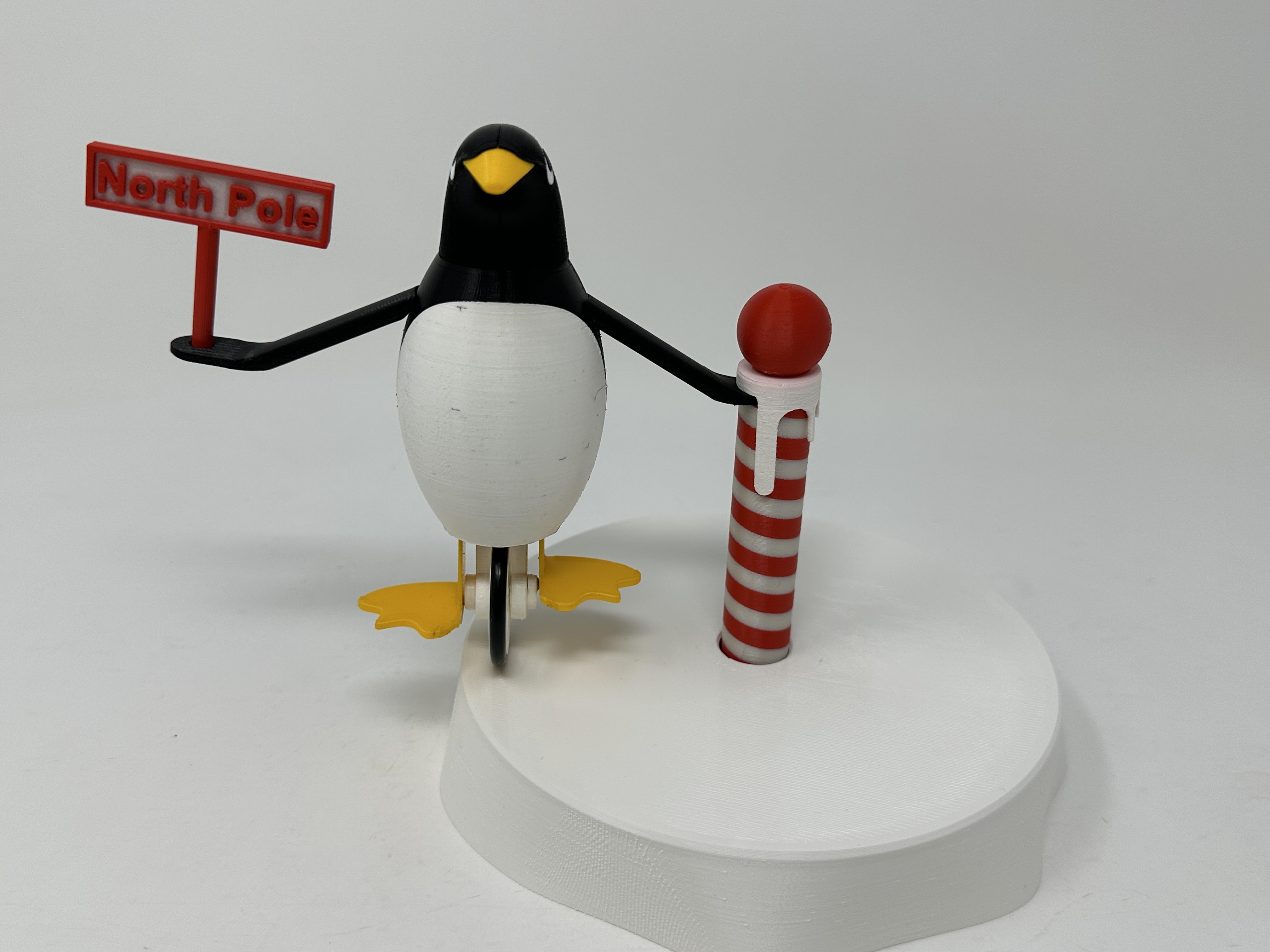 Penguin at the Pole.