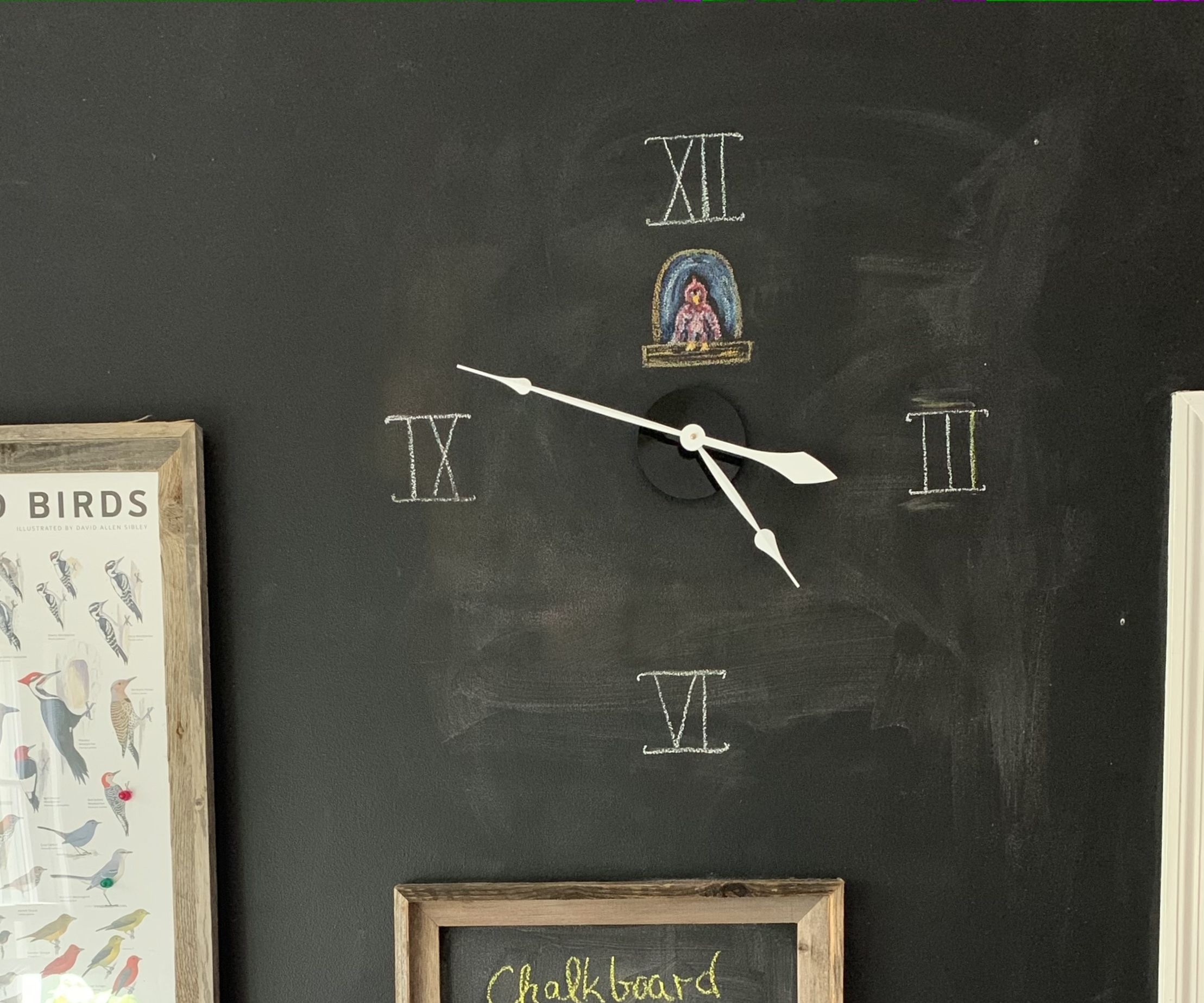 Chalkboard Wall Clock
