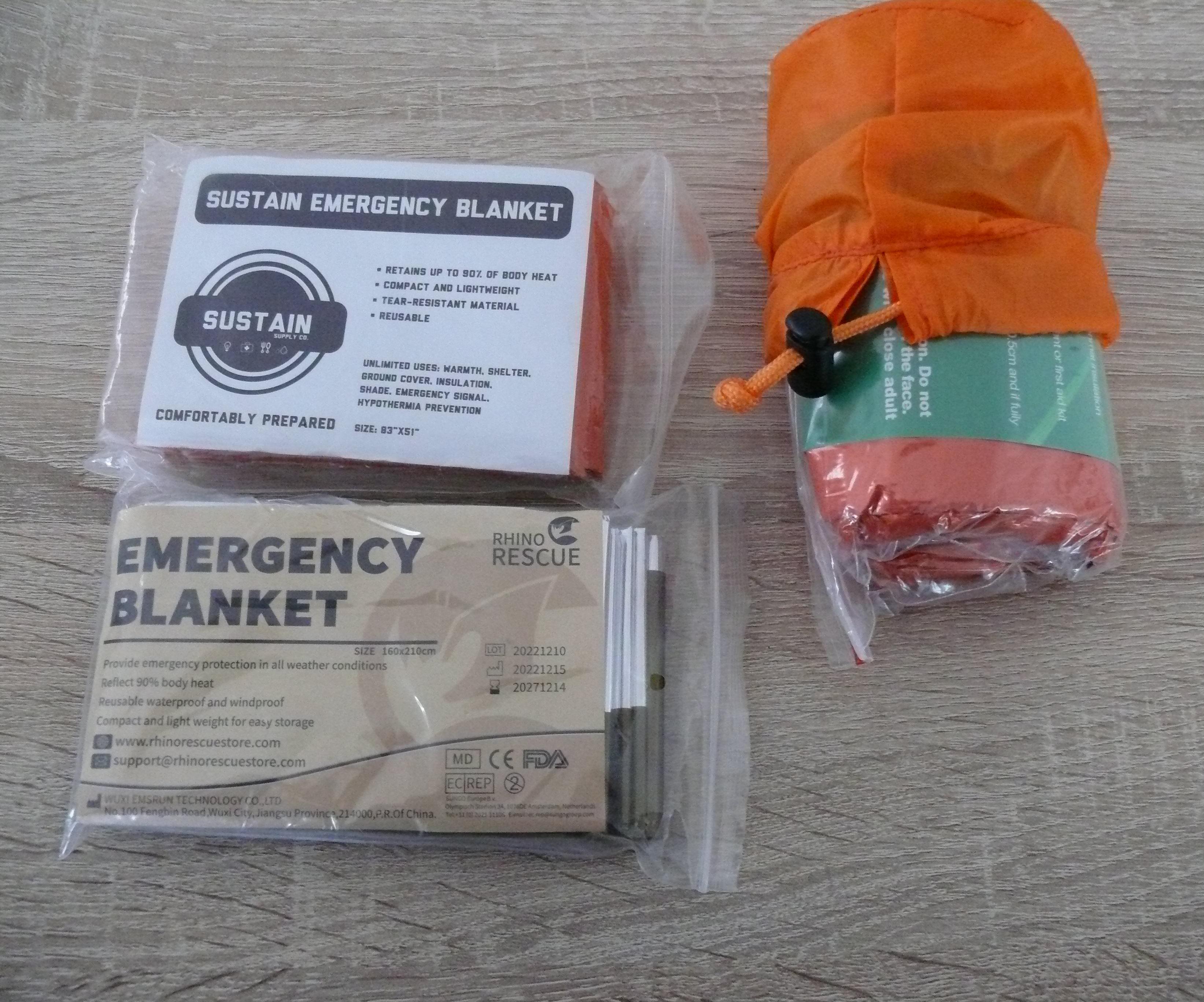 KISS Principle DIY Survival Blanket