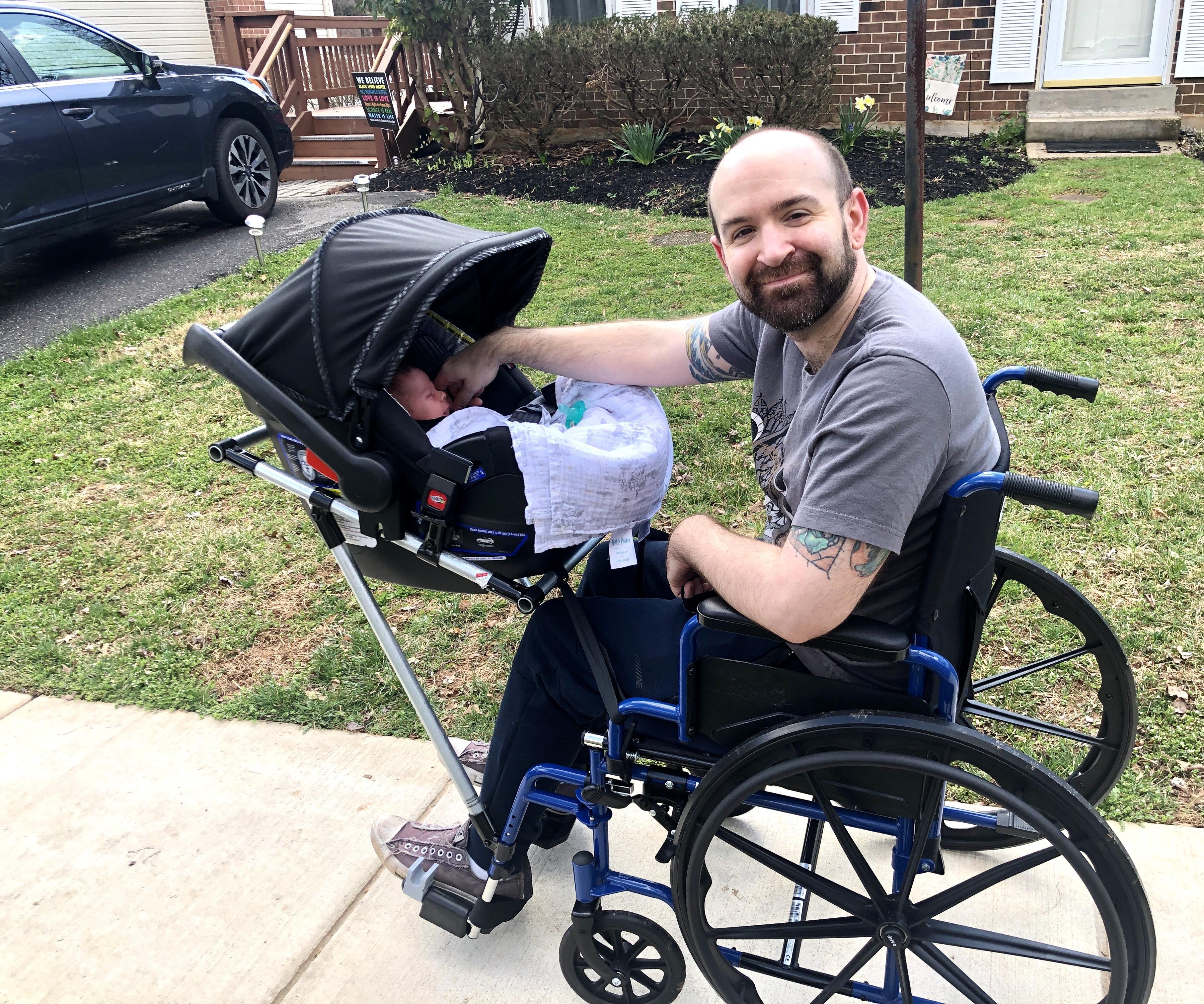 WheeStroll- Wheelchair Stroller Attachment