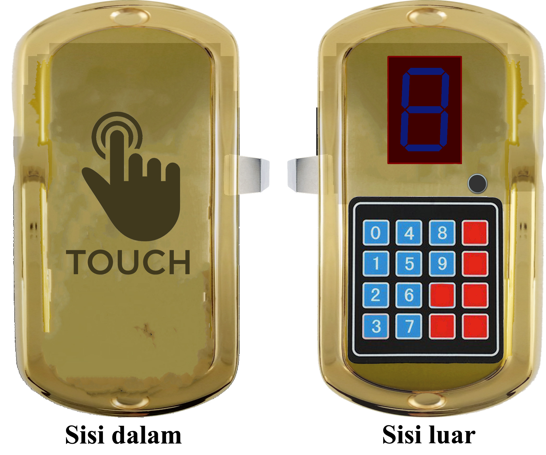 Sistem Keamanan Kunci Pintu Dengan Kode Rahasia Dan Touch Sensor