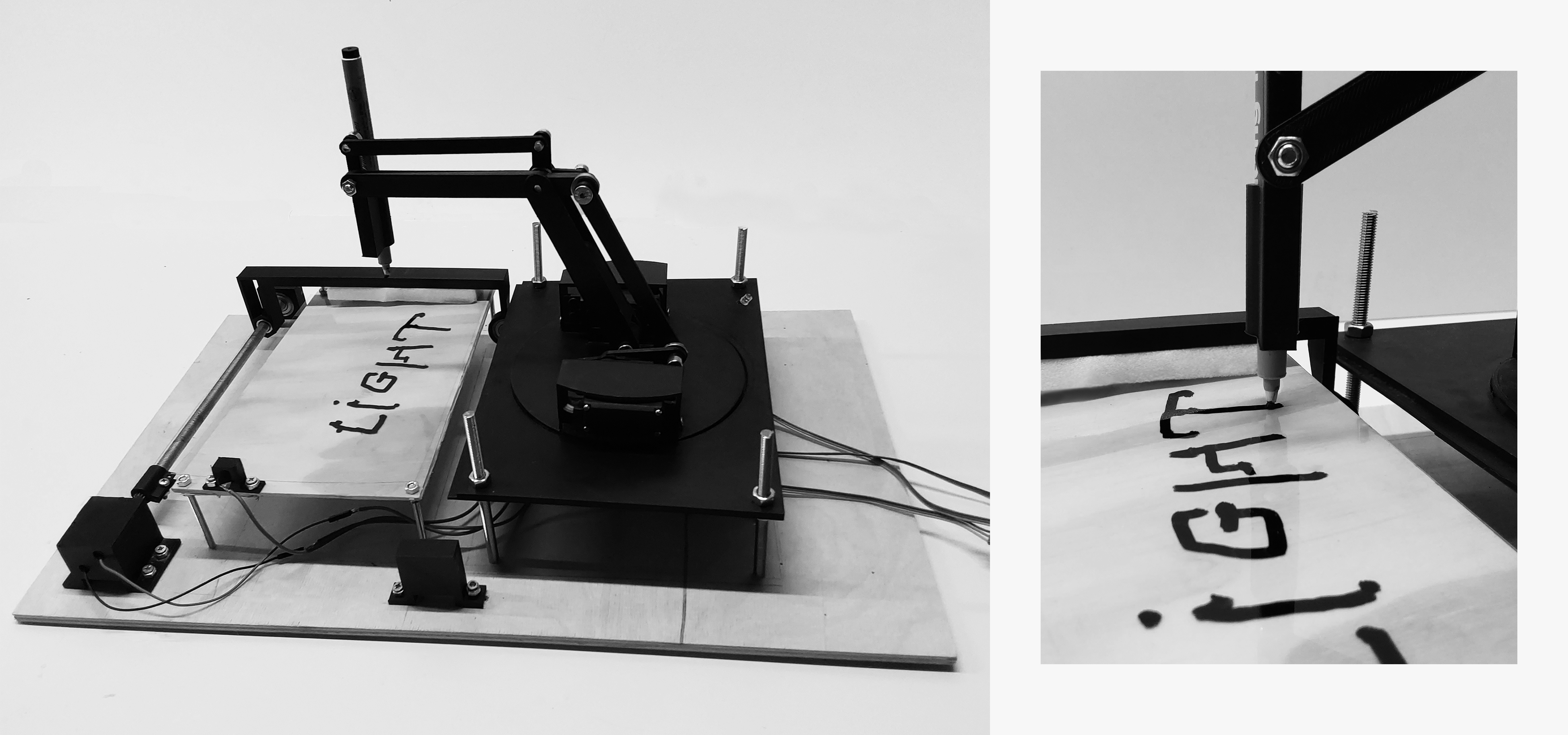 The Punishment: a 3DOF Writing Robot Arm