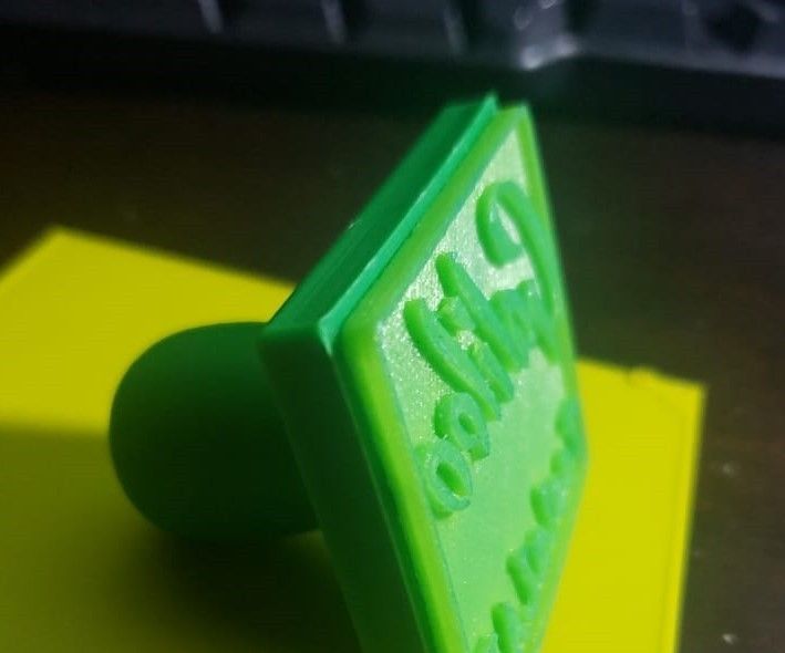 Sello Realizado Con Impresión 3D