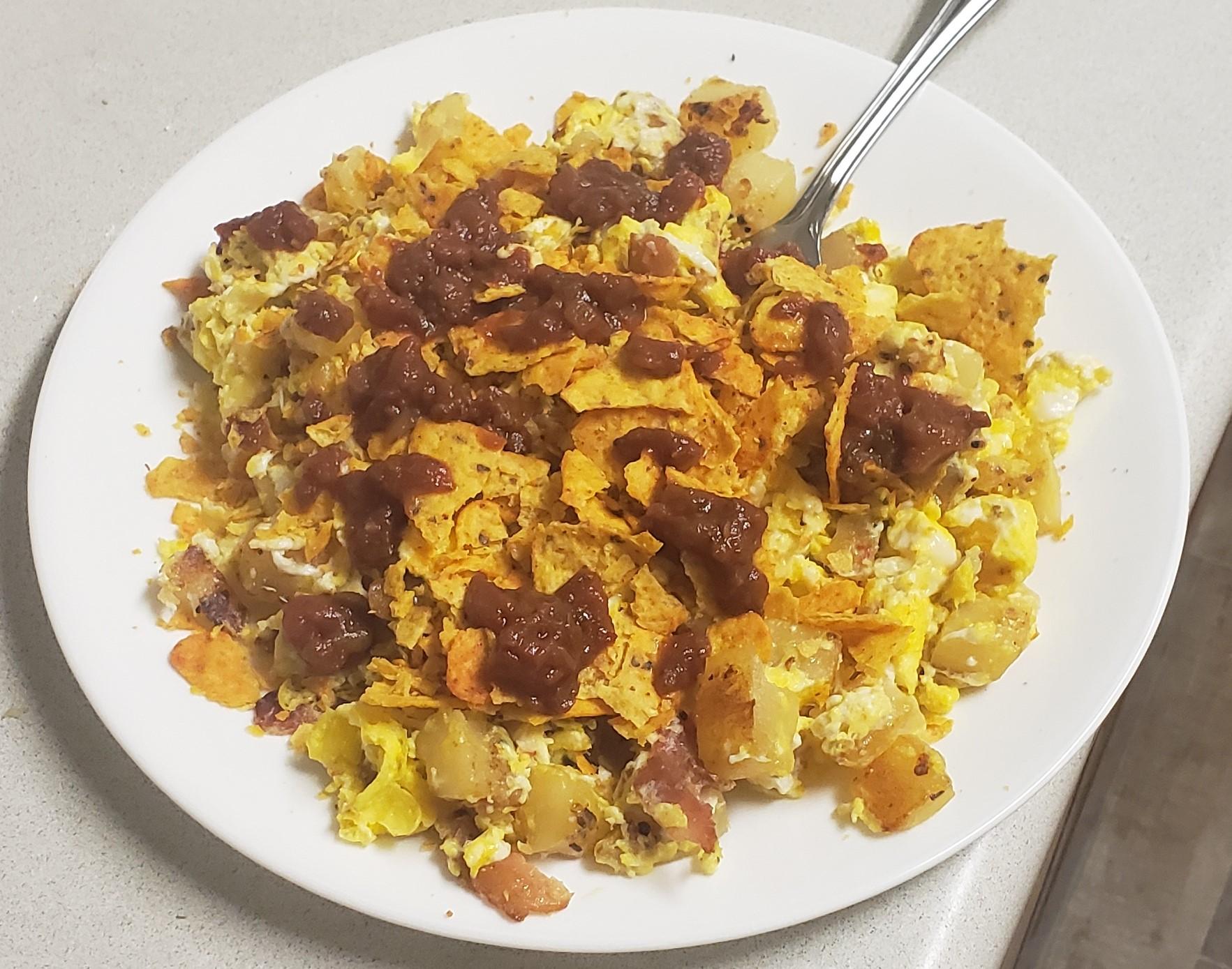 Hearty After Workout Egg Meal