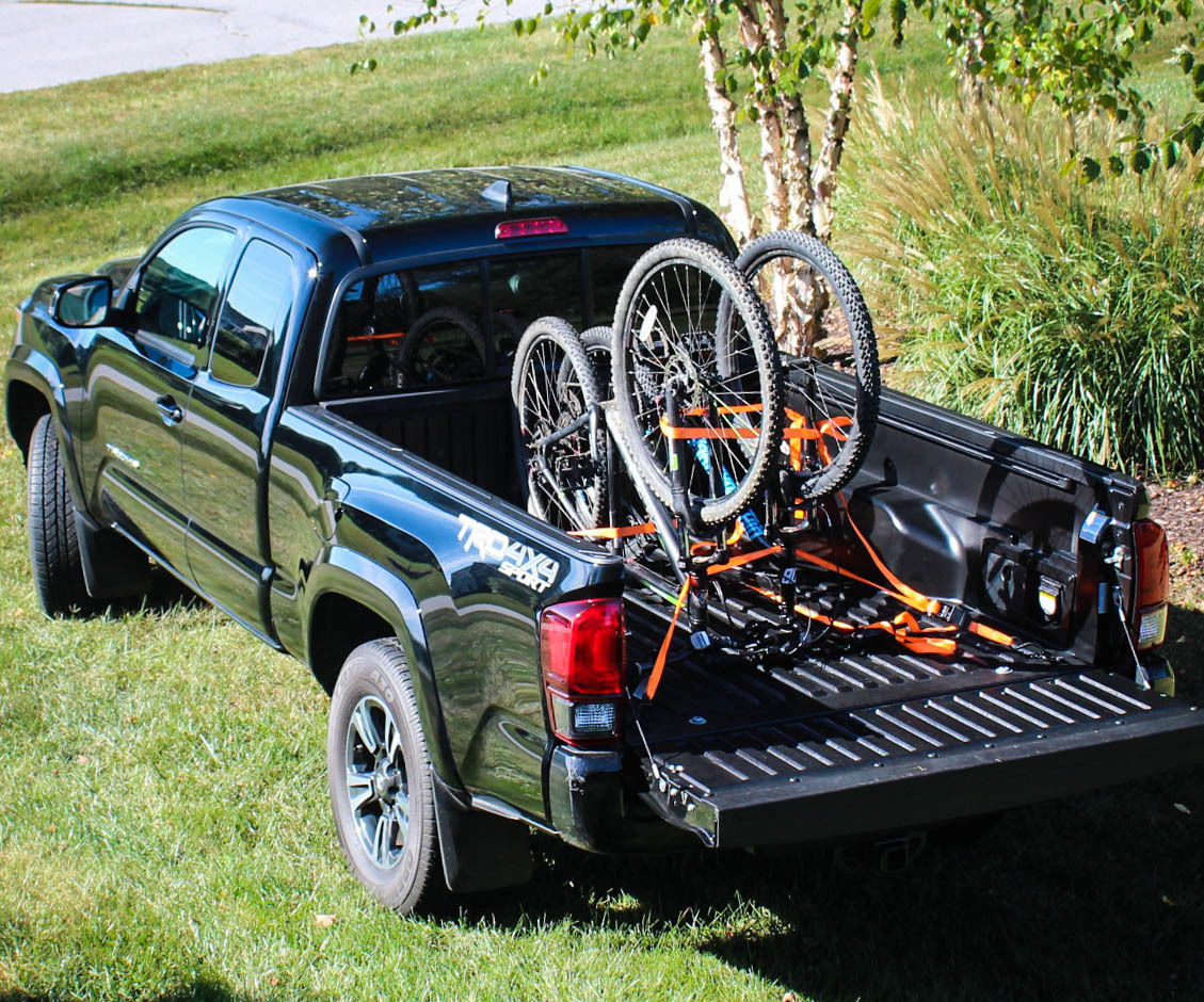 Simple Way to Secure Bikes in a Truck Bed