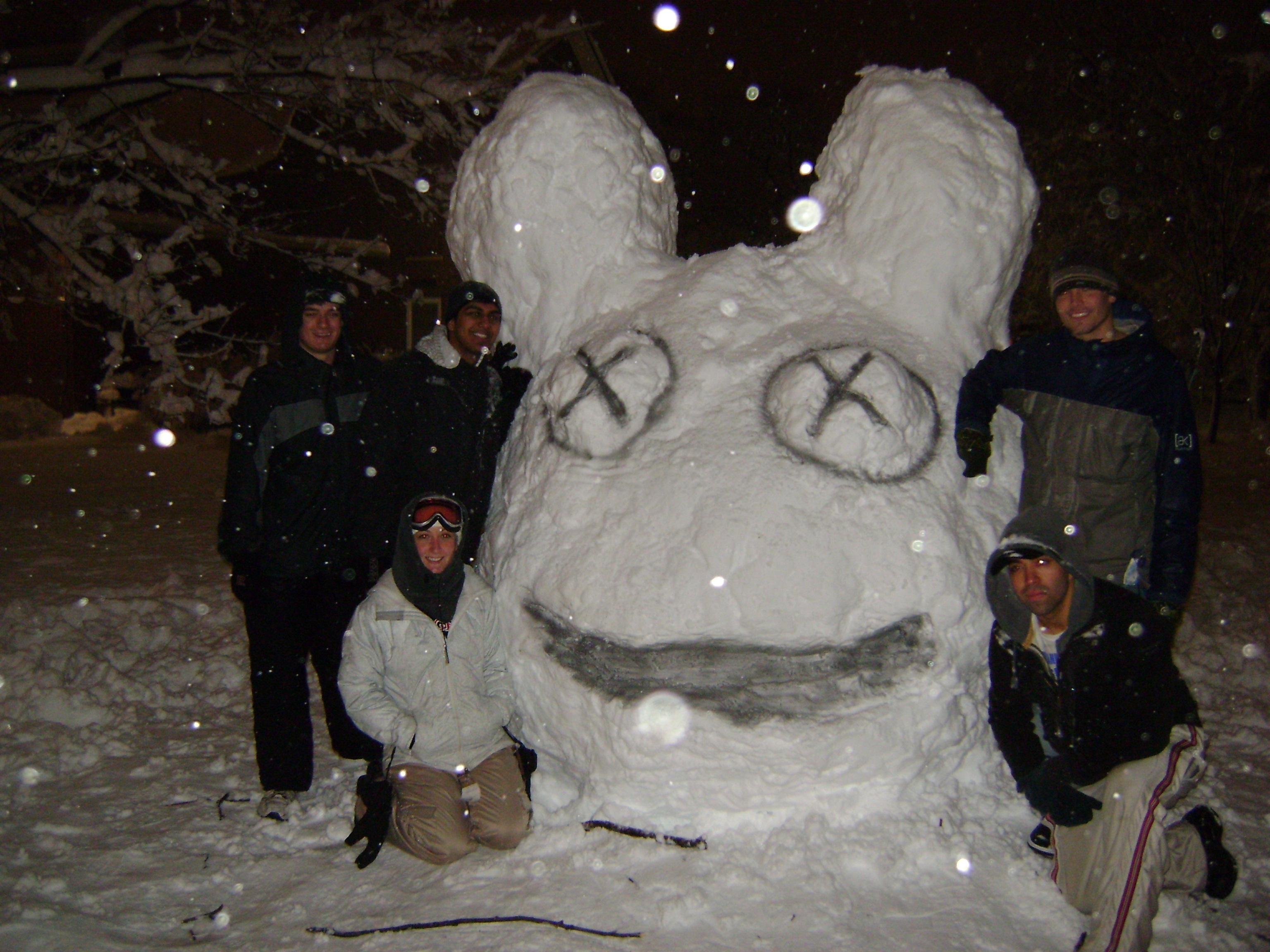 Deadmau5 Snow Sculpture