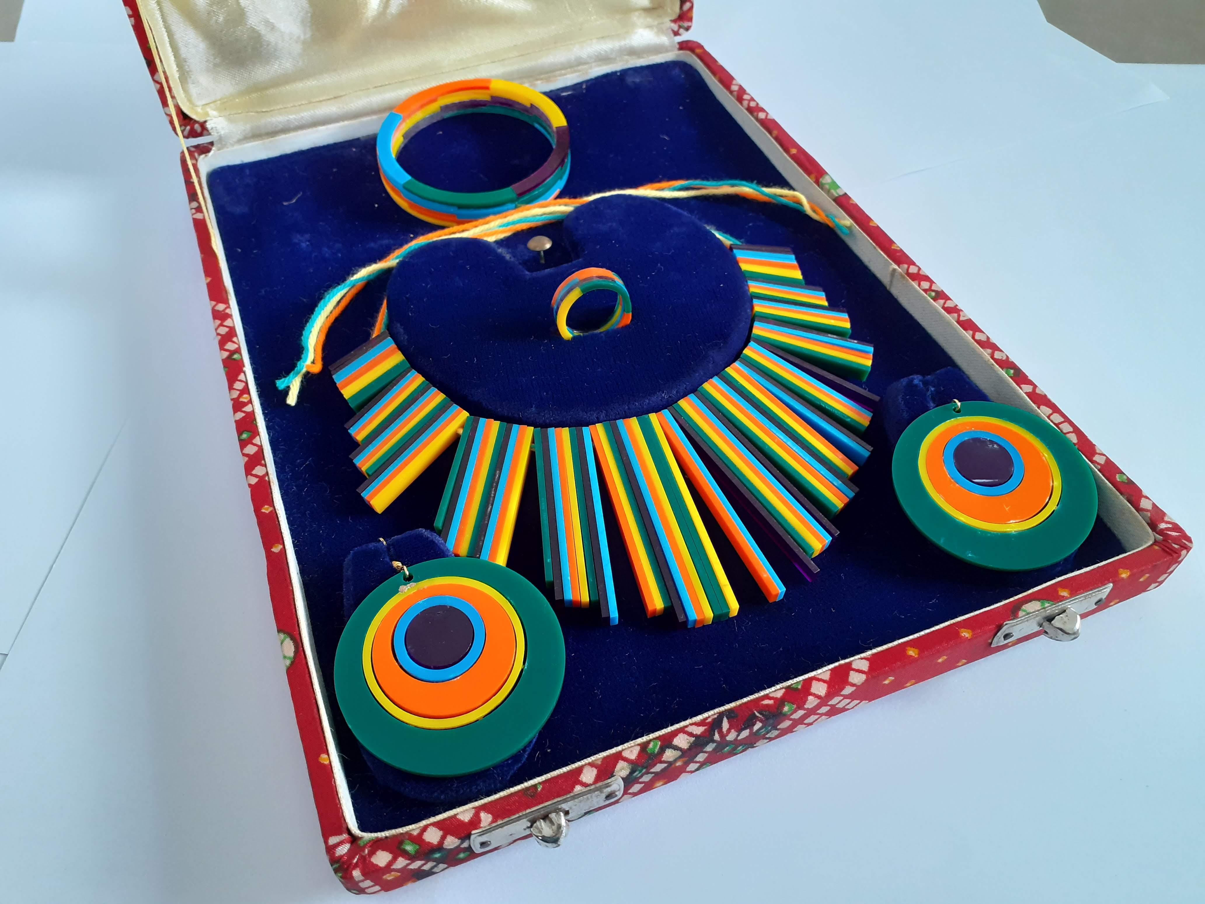 Peacock Pattern Jewelry Set