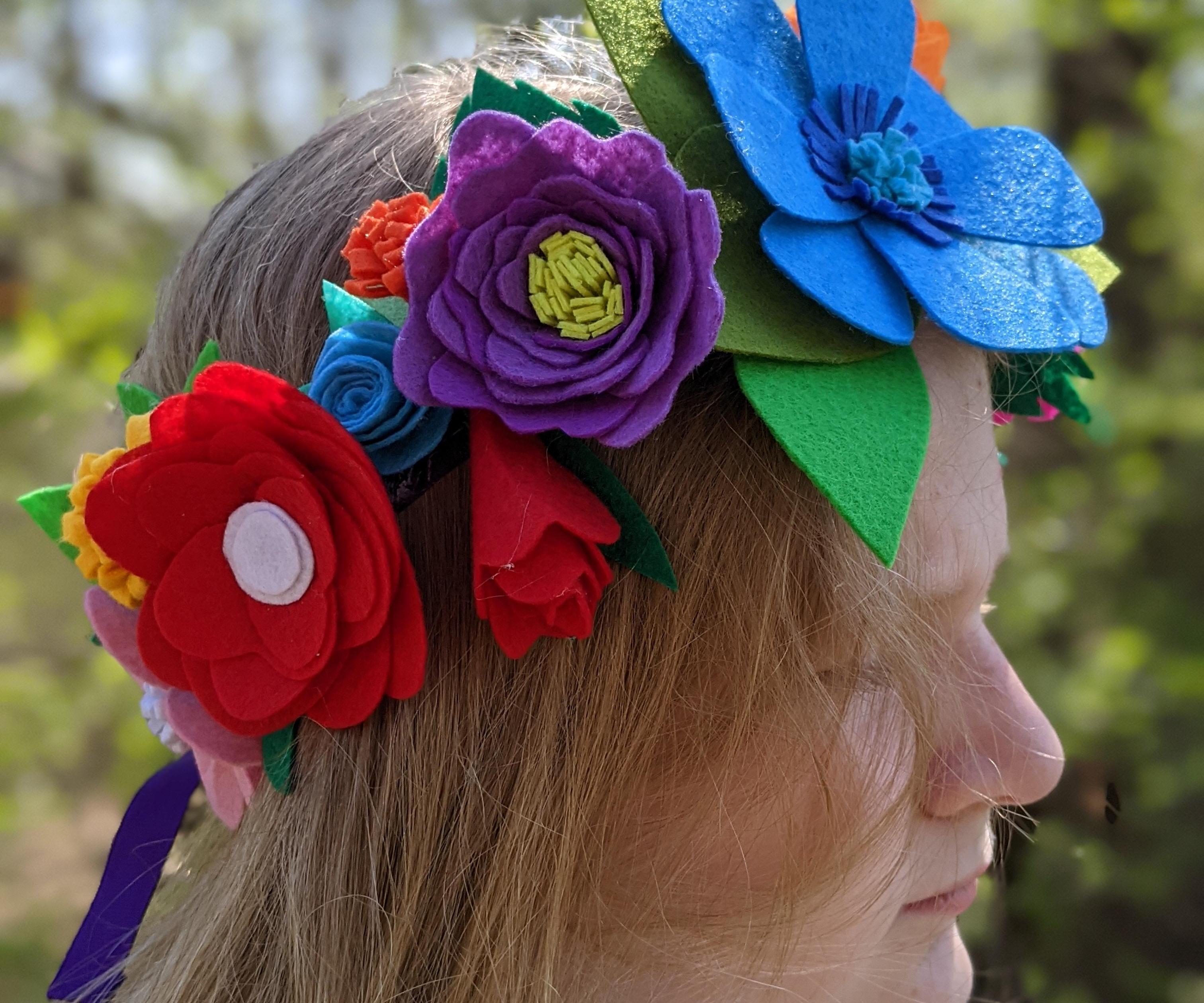 Felt Flower Crown