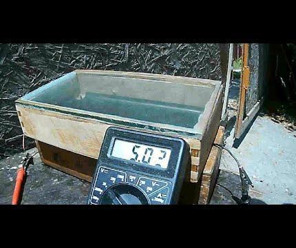 Solar Mini-thermal Power Plant With Water Cooling