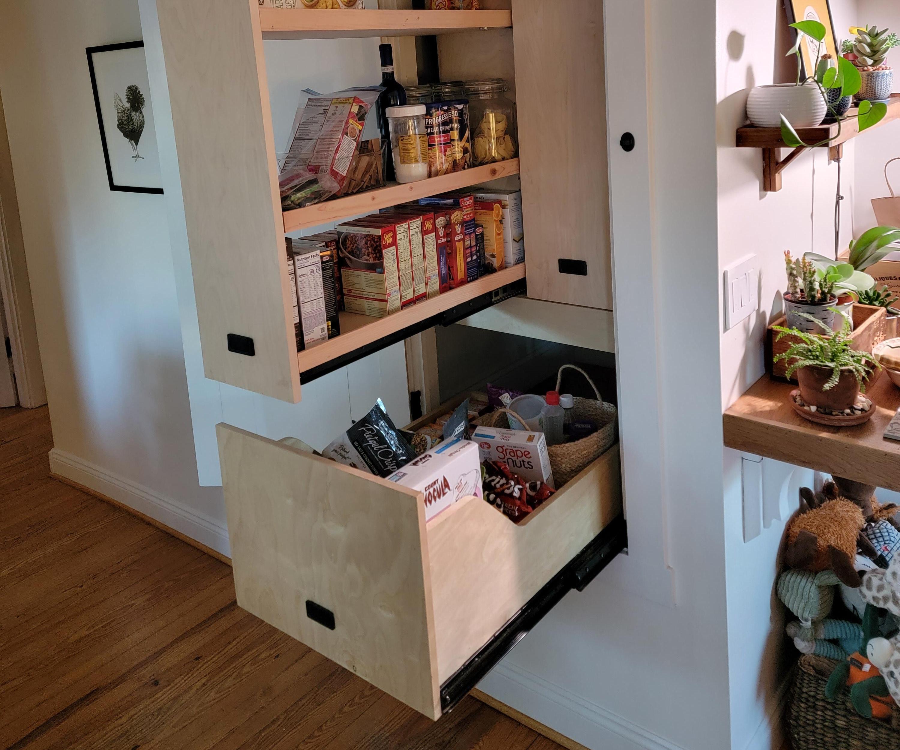 Reinvented Pantry Cabinets