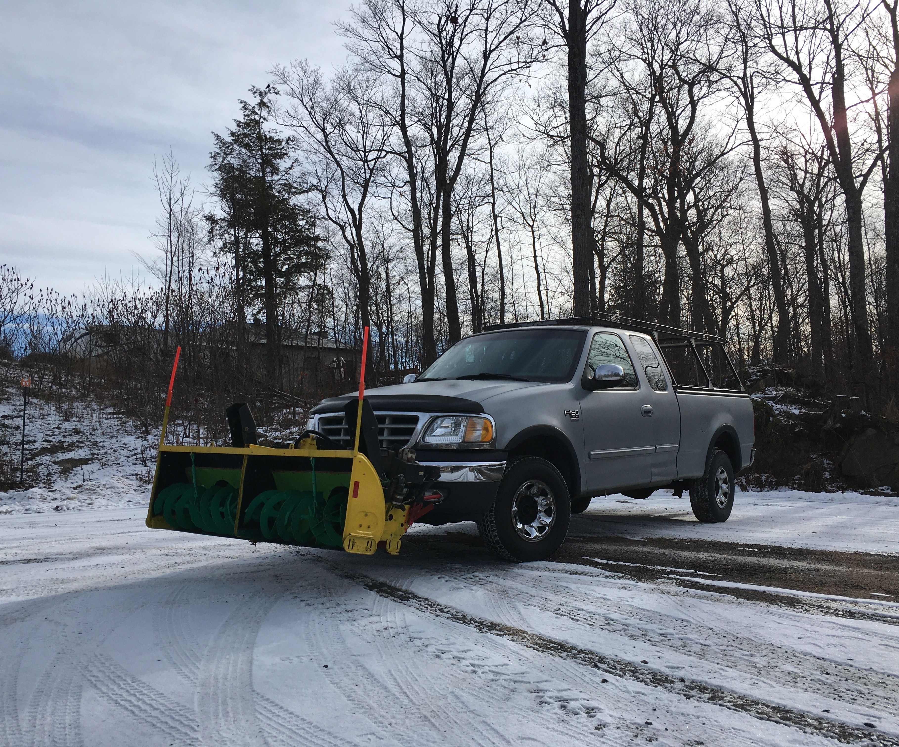 Twin Engine Pickup Truck Snow Blower 