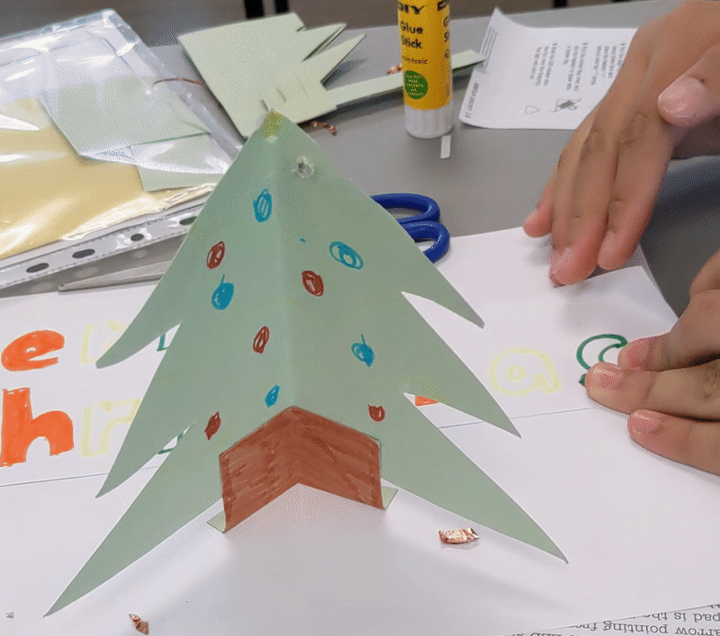 Erik's LED Christmas Pop-up Card